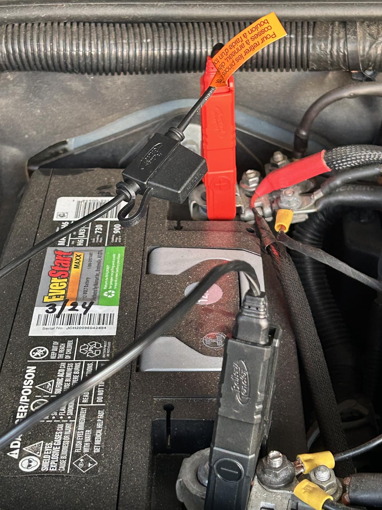 Battery Tender 3 AMP Battery Charger and Maintainer - Automotive Switchable 12V or 6V Smart Automatic for Cars SUVs and Trucks - Lead Acid, AGM, Gel, & Lithium Battery Charger - 022-0202-COS customer photo 1