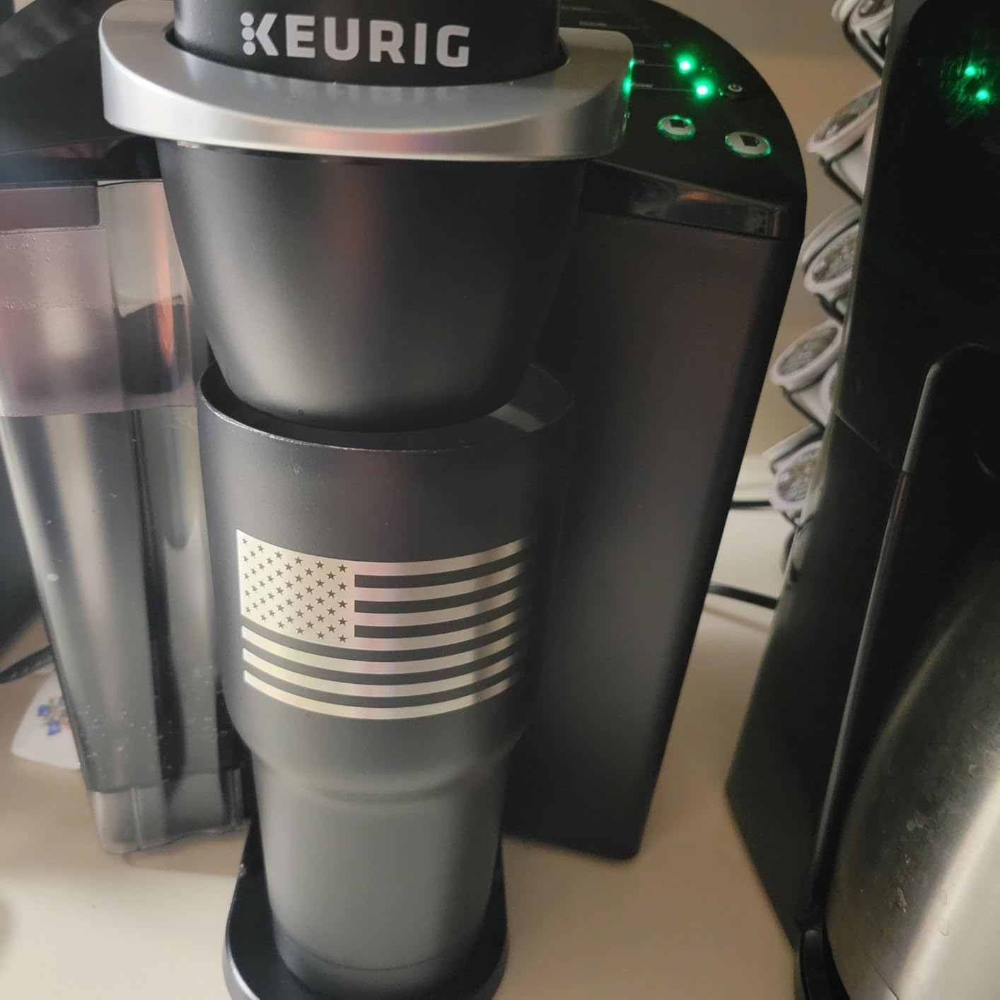 Keurig K-Classic Single Serve K-Cup Pod Coffee Maker, with 3 Brew Sizes, 48oz Removable Reservoir, Black customer photo 2