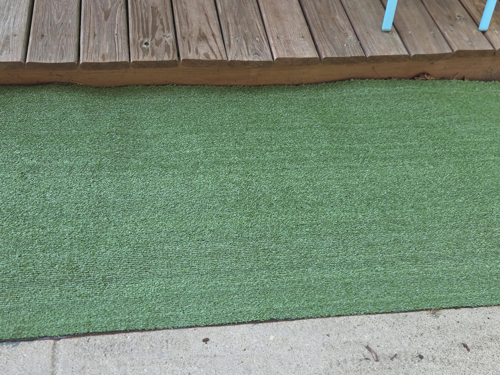 Ottomanson Artificial Grass Outdoor Runner Rug 2'7