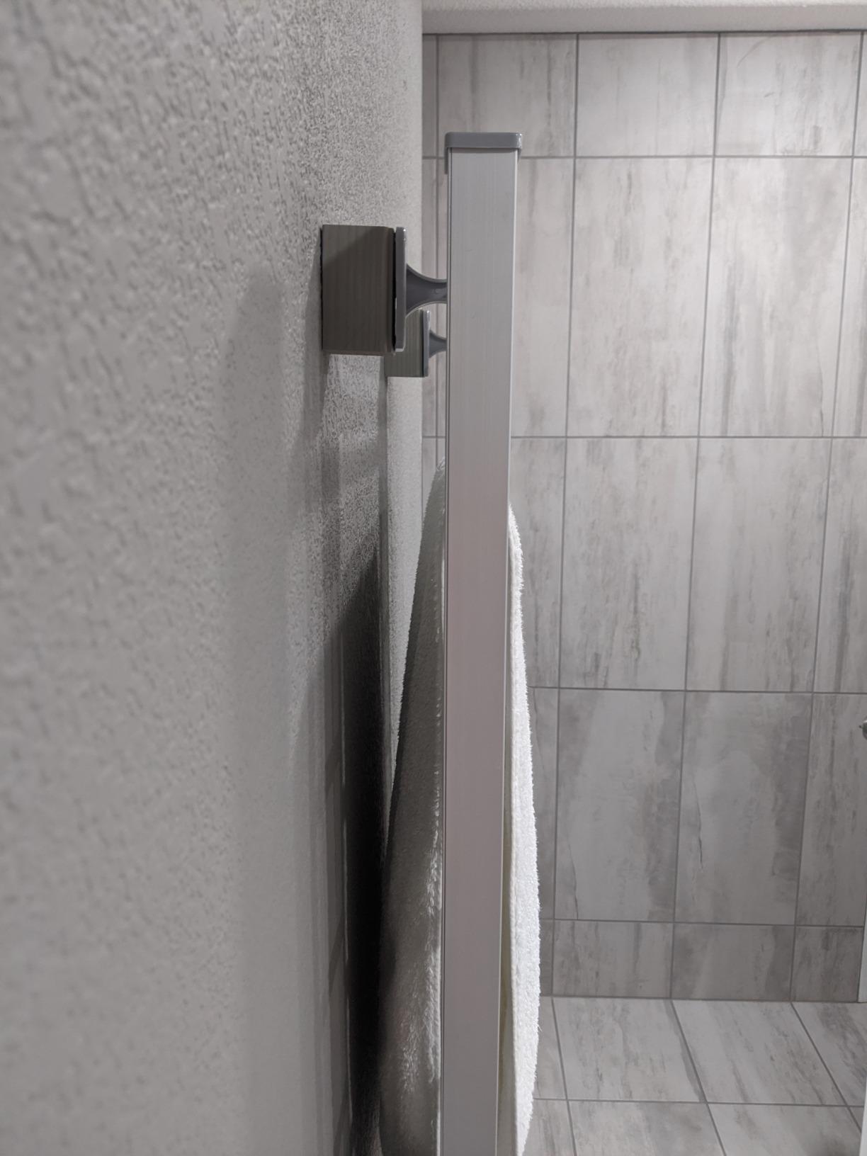 Pursonic TW300 Towel Warmer Rack for Bathroom - 6-Bar Electric Heated Towel Rack, Wall Mounted or Freestanding Setup, Plug-In Towel Dryer, Minimal Assembly Chrome-Plated customer photo 1