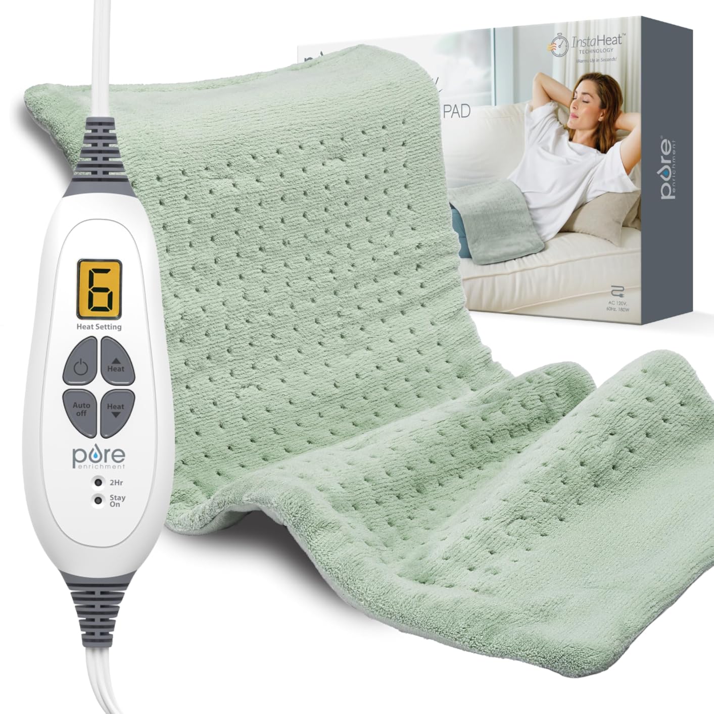 Pure Enrichment PureRelief XL Heating Pad - 12
