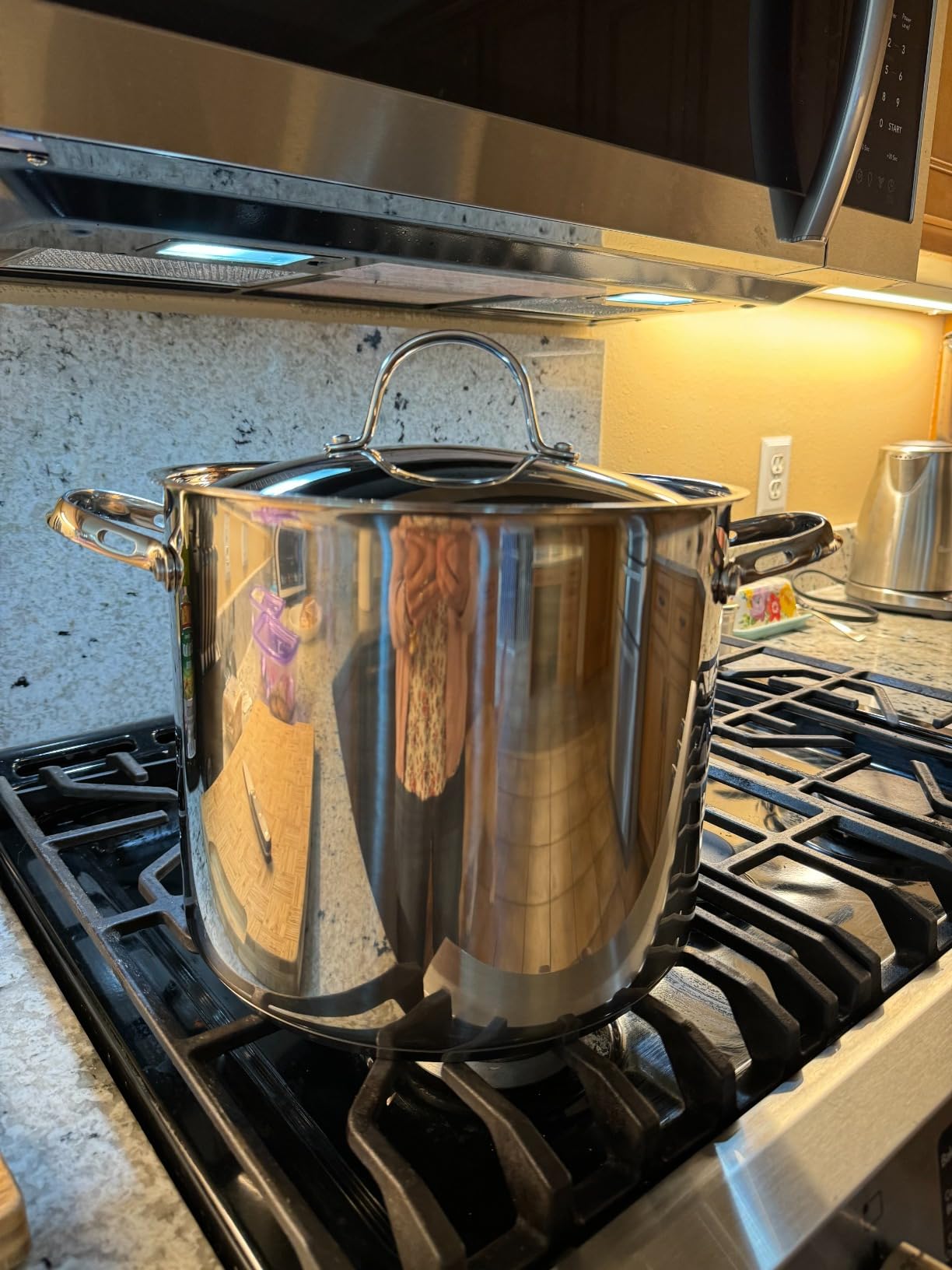 Cooks Standard Heavy Duty Stainless Steel Stock Pot - Large Deep Pot | 8 Quart Stainless Steel Stock Pot with Lid, Nonstick Thick Bottom Deep Cookware for Pasta, Spaghetti, Canning & Family Meals customer photo 2