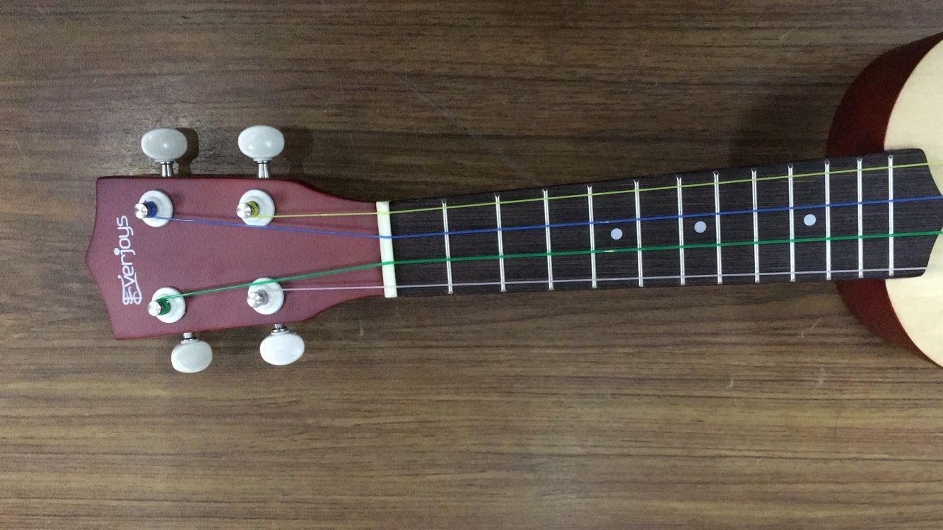 Everjoys Soprano Ukulele Beginner Kit 21 Inch w/Free Online Lesson Gig Bag Tuner Picks Strap customer photo 1