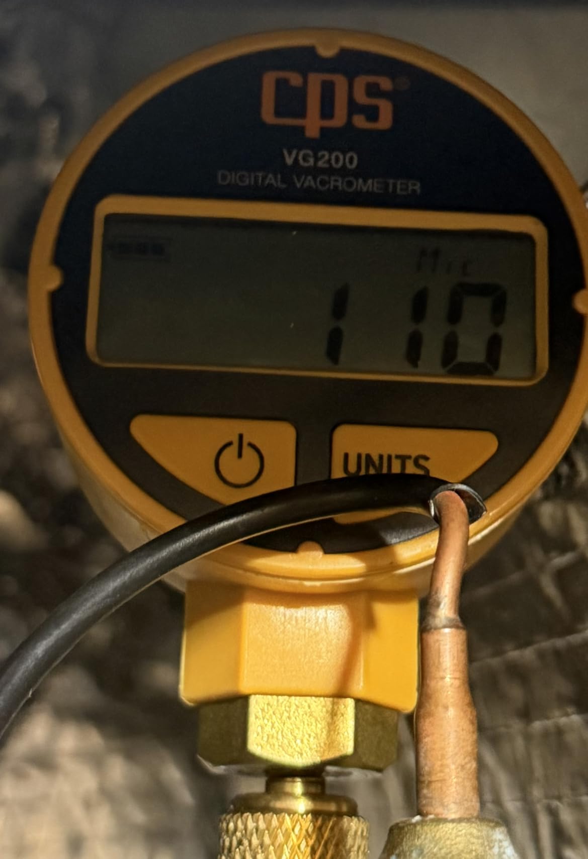 Hilmor 1948121 HVAC 5 CFM Vacuum Pump for HVAC Tools and Equipment, 120 Volts, 1/2 Horsepower, 11 oz. Oil Capacity, 7.5 amps, 3440 RPM customer photo 1