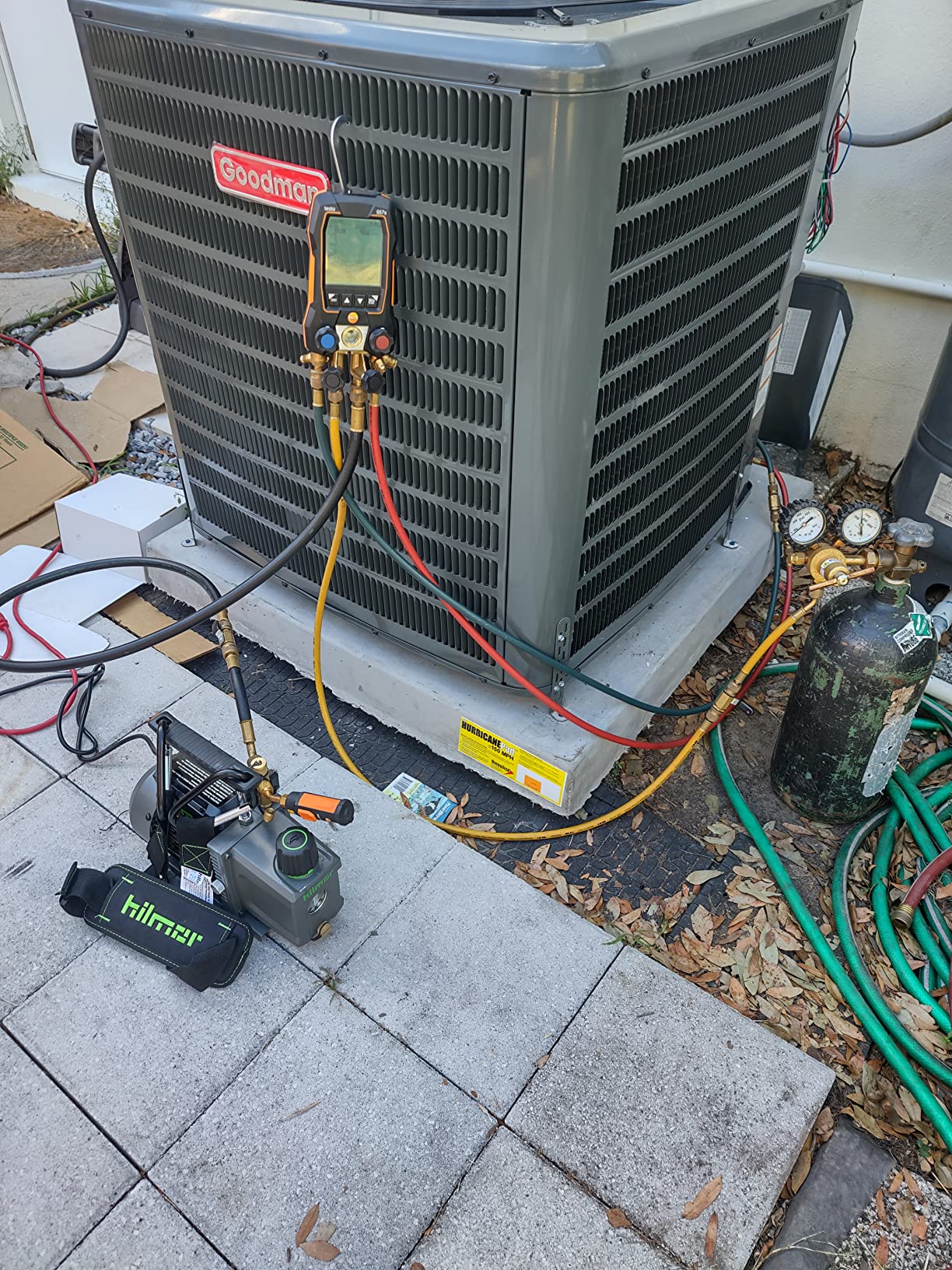 Hilmor 1948121 HVAC 5 CFM Vacuum Pump for HVAC Tools and Equipment, 120 Volts, 1/2 Horsepower, 11 oz. Oil Capacity, 7.5 amps, 3440 RPM customer photo 2