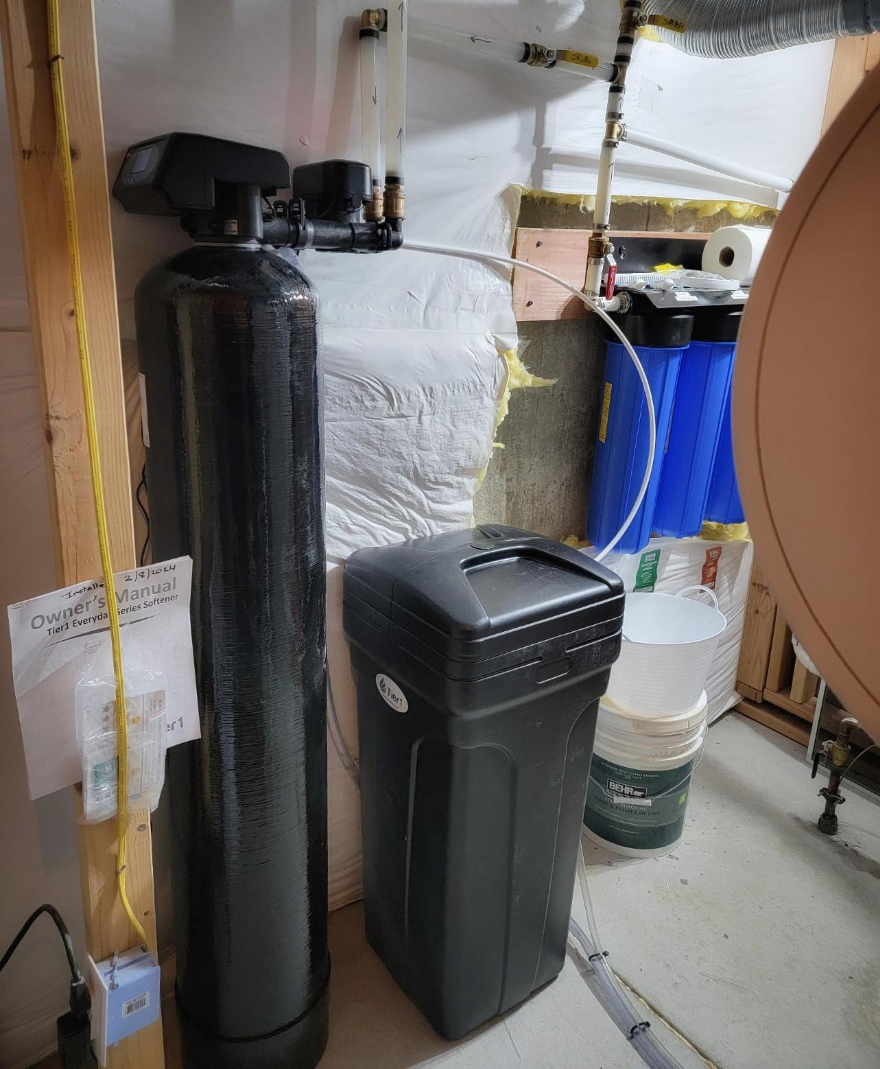 Tier1 48,000 Grain Water Softener for 4-5 Bathroom Homes | Ceramic Valve | 1.5 Cu Ft Resin Tank | Metered Regeneration customer photo 1