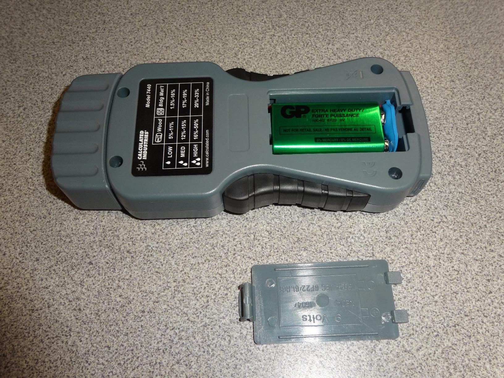 Calculated Industries 7440 AccuMASTER XT Digital Moisture Meter | Pin Type | Detects Leaks, Damp and Moisture in Wood, Walls, Ceilings, Carpet and Firewood customer photo 2