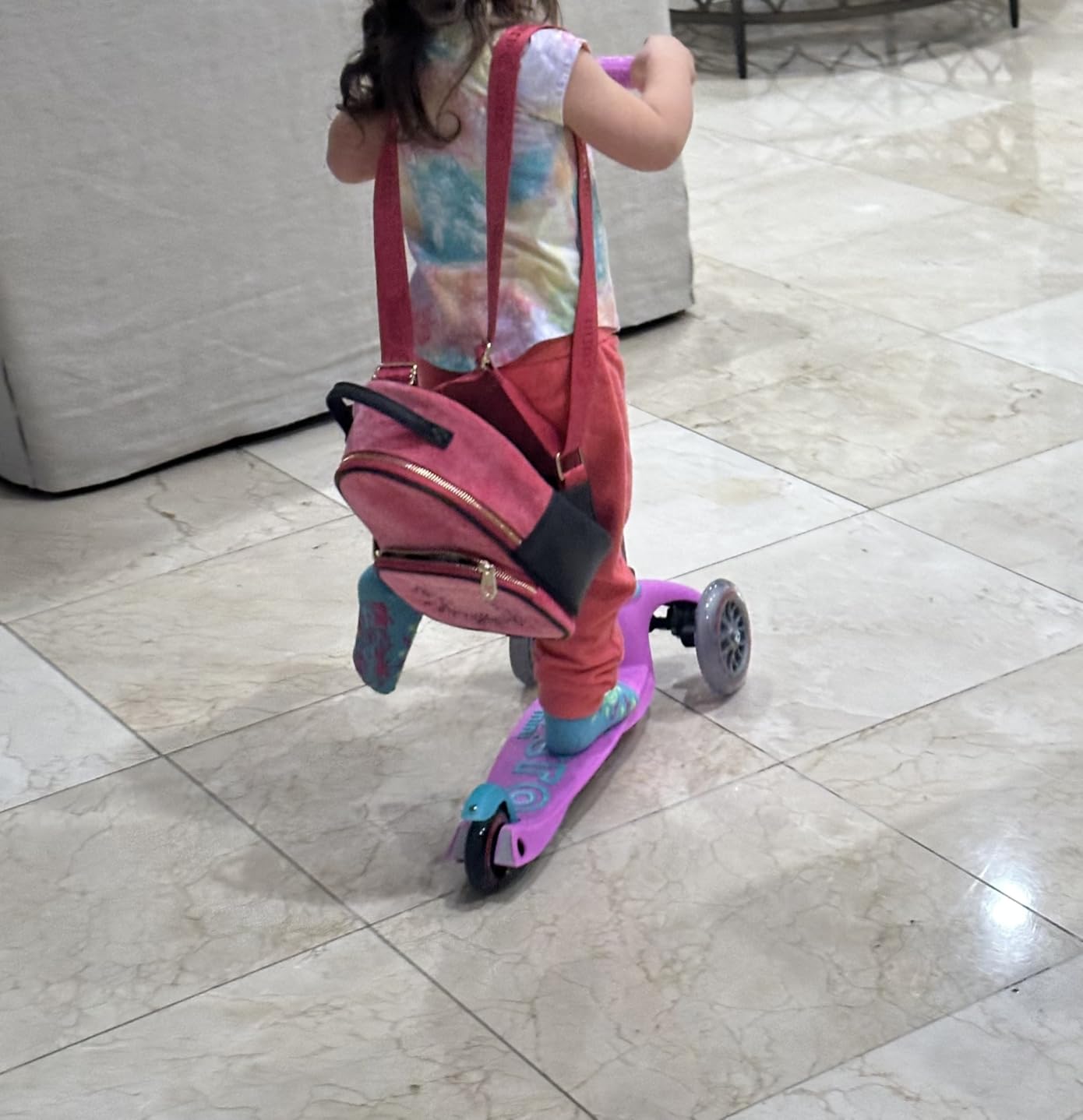 Micro Kickboard Mini 3-Wheel Toddler Scooter, Ages 2-5, Up to 110lbs | Lean-to-Steer Design, Adjustable T-Bar Grows with Your Child, Smooth-Ride PU Wheels, Rear Brake, Swiss-Engineered customer photo 2