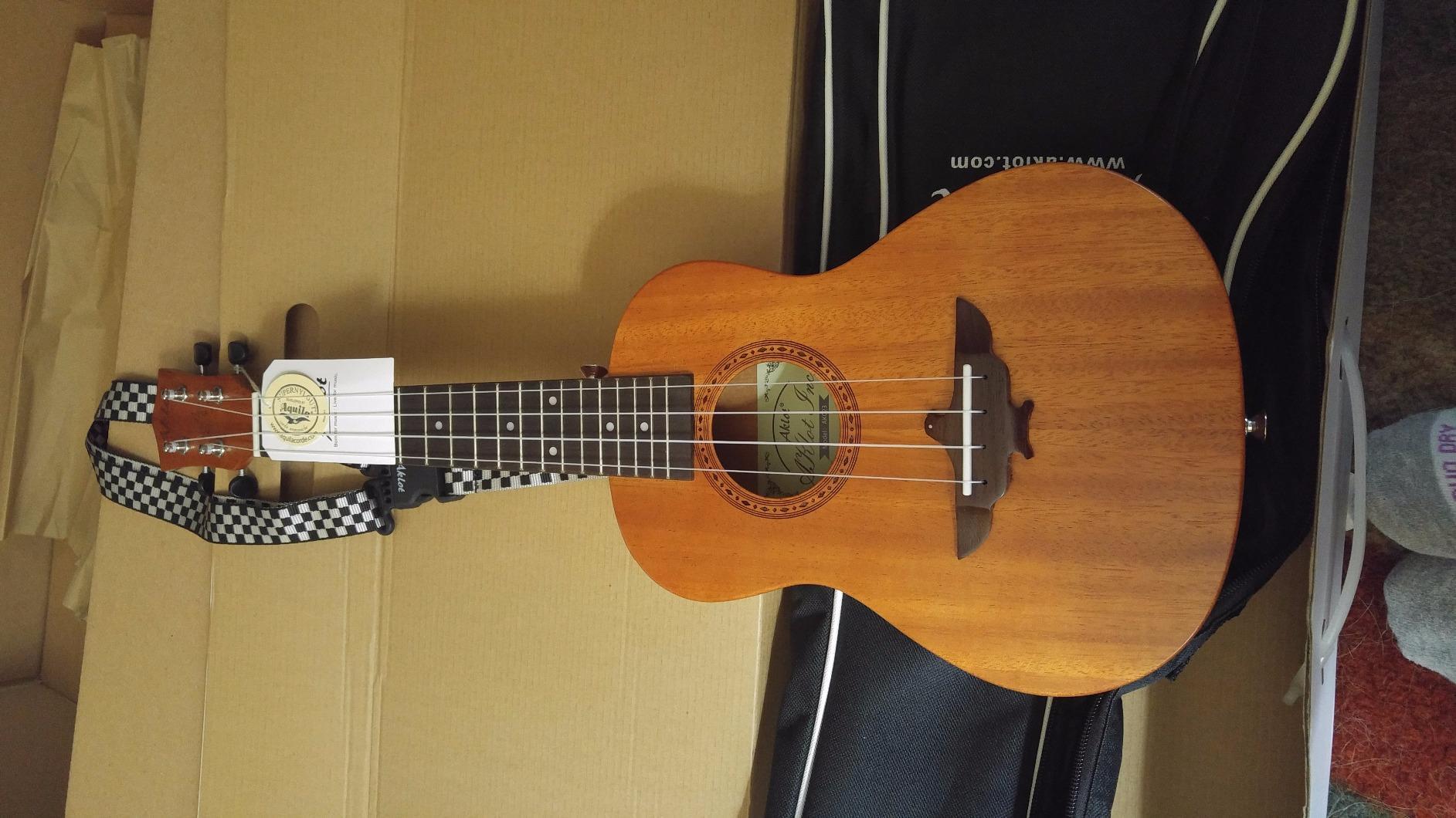 AKLOT Concert Ukelele Solid Mahogany 23 inch for Professional Beginners Adults Kit customer photo 2