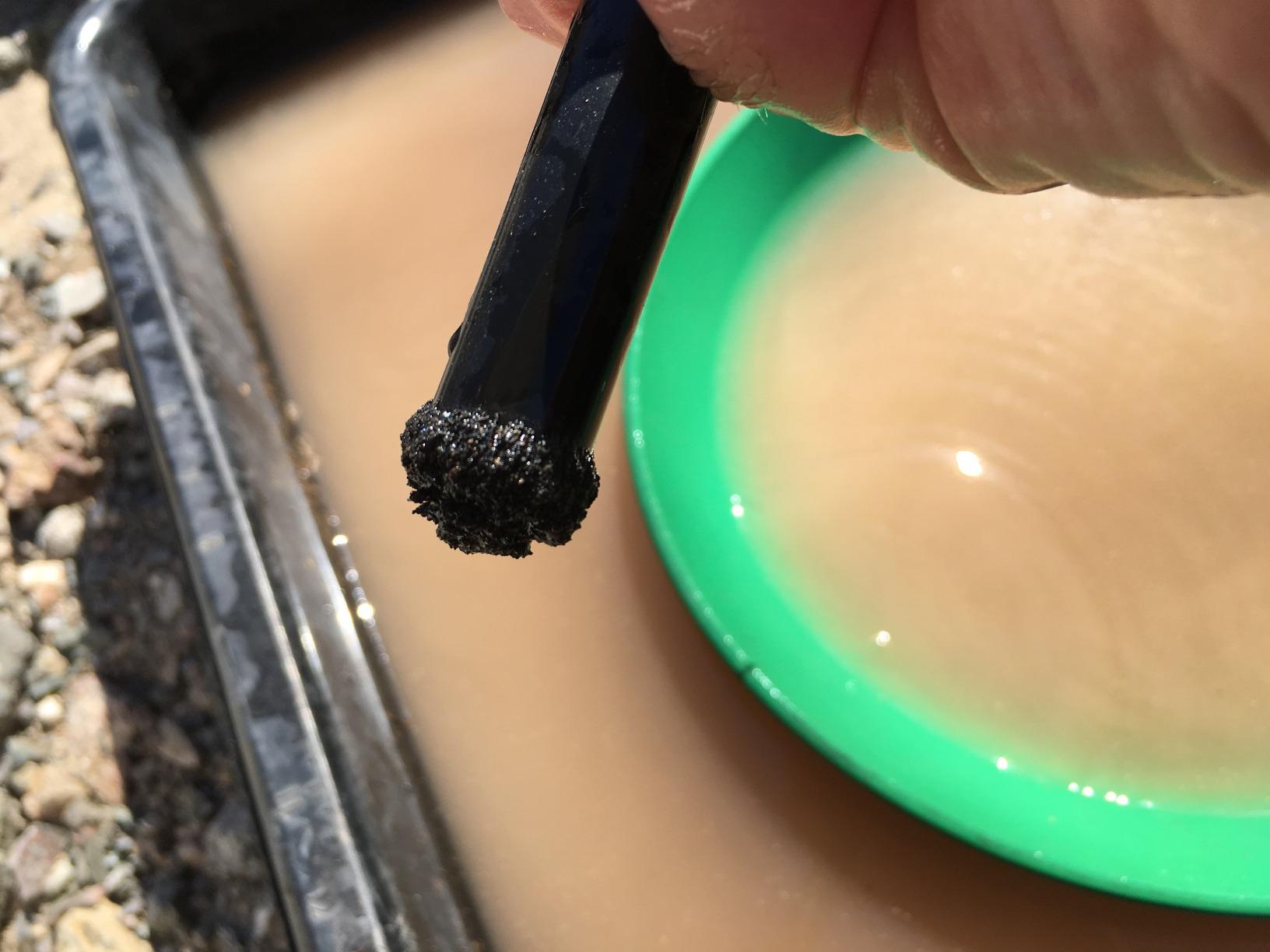 SE Pocket-Sized Magnetic Separator Pen with 5 Lb Magnetic Strength for Gold Prospecting, Black customer photo 1