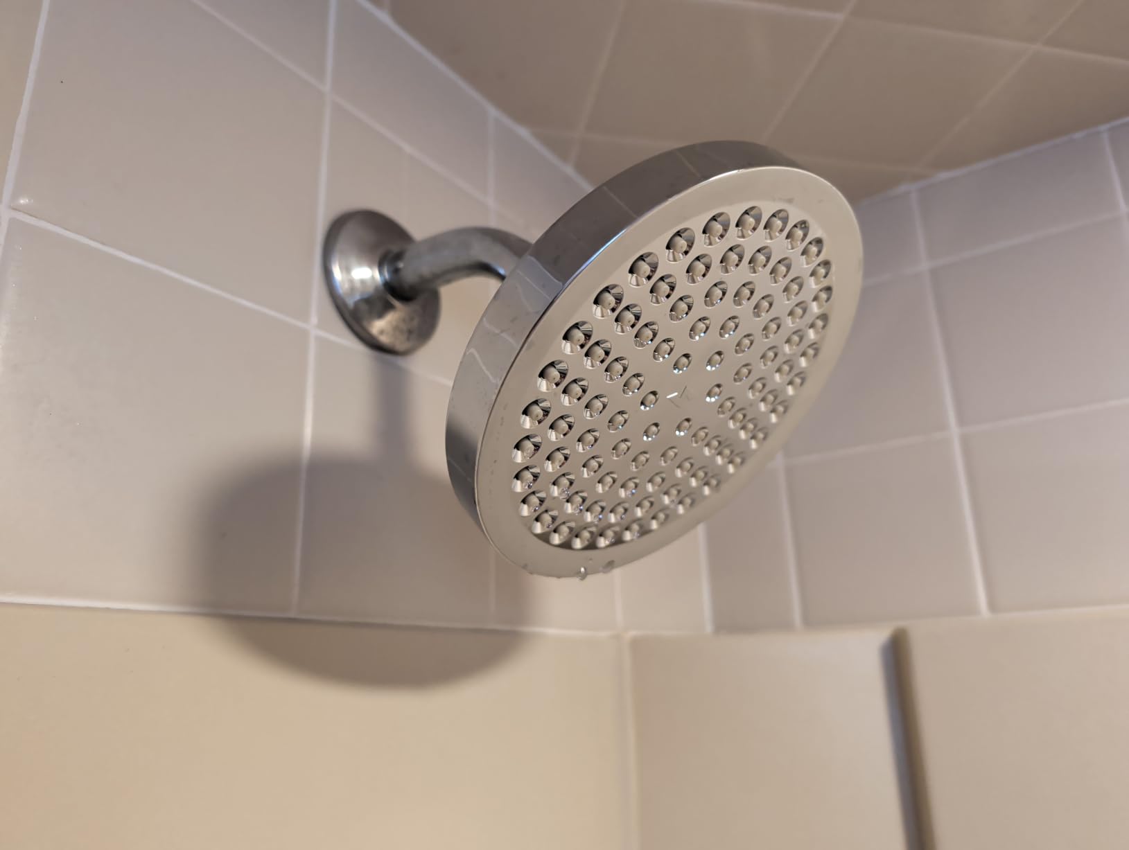 SparkPod Rain Shower Head, 6 Inch Round, Luxury Polished Chrome Finish | High Pressure Shower Heads, 90 Nozzles, Adjustable Showerhead, No Tools Needed, Universal Connection customer photo 1