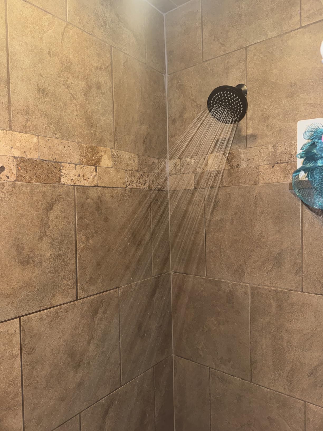 SparkPod Rain Shower Head, 6 Inch Round, Luxury Polished Chrome Finish | High Pressure Shower Heads, 90 Nozzles, Adjustable Showerhead, No Tools Needed, Universal Connection customer photo 2
