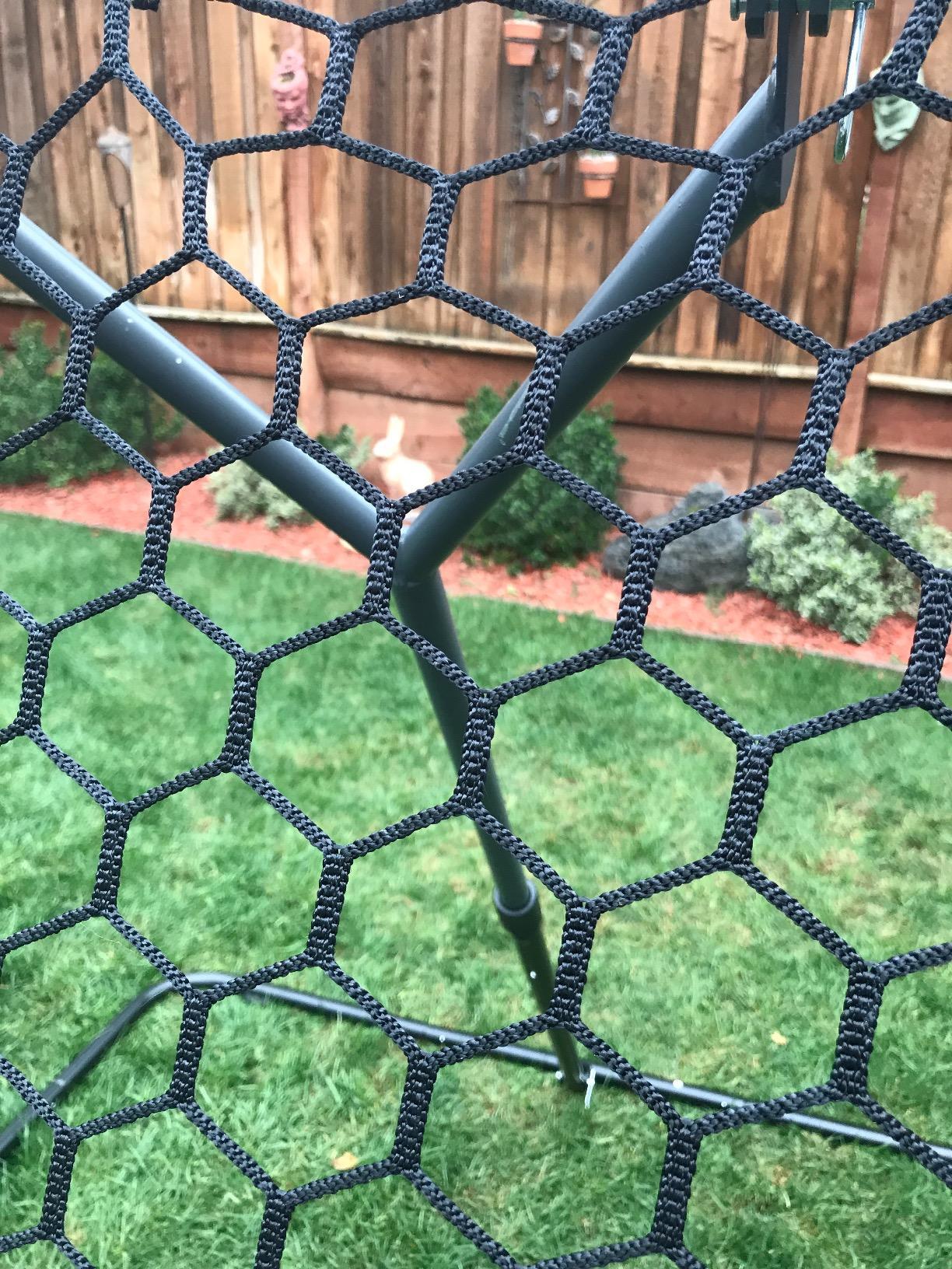 QUICKPLAY Pro Soccer Rebounder Net - Adjustable Angle, Steel Frame | Dual rebound surfaces, Foldable & portable customer photo 1
