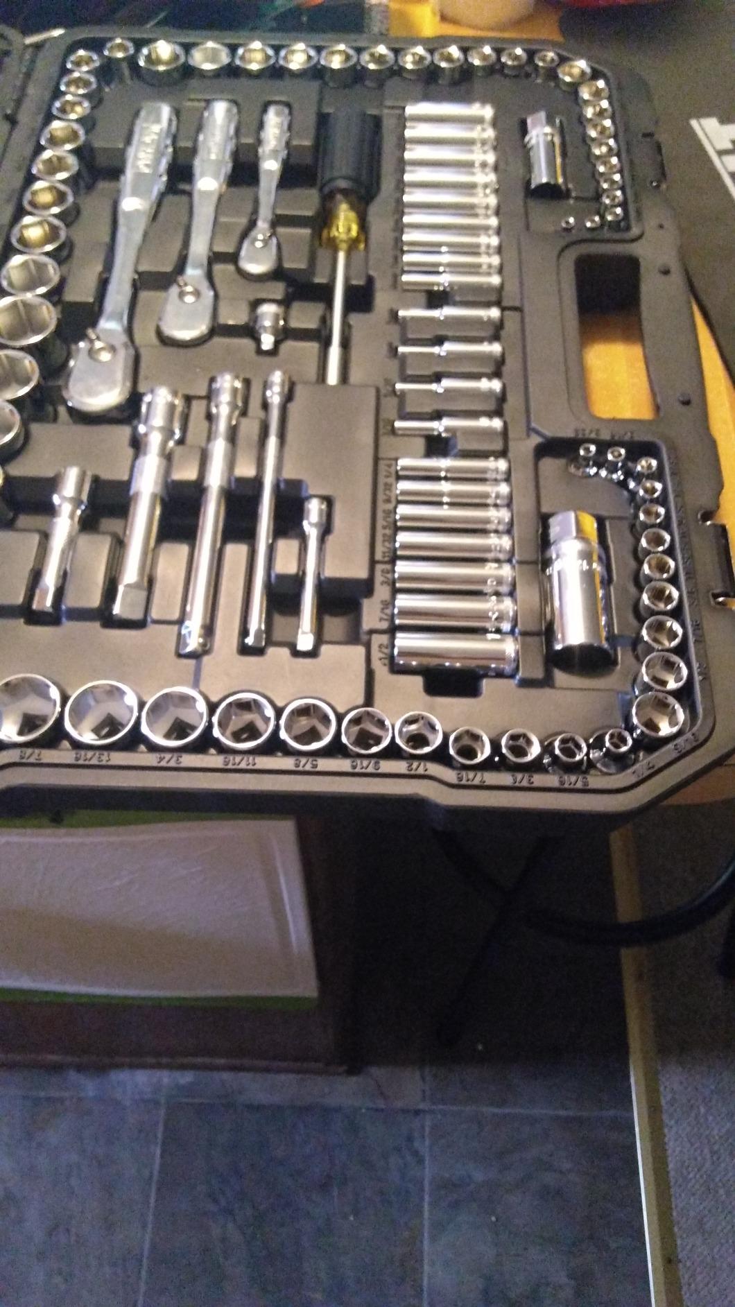 DEWALT Mechanics Tool Set, 1/4