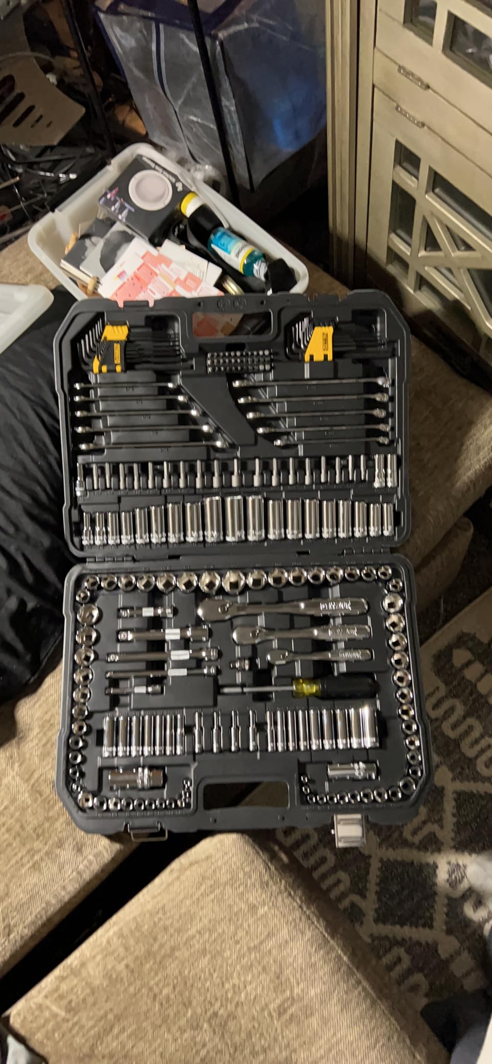 DEWALT Mechanics Tool Set, 1/4