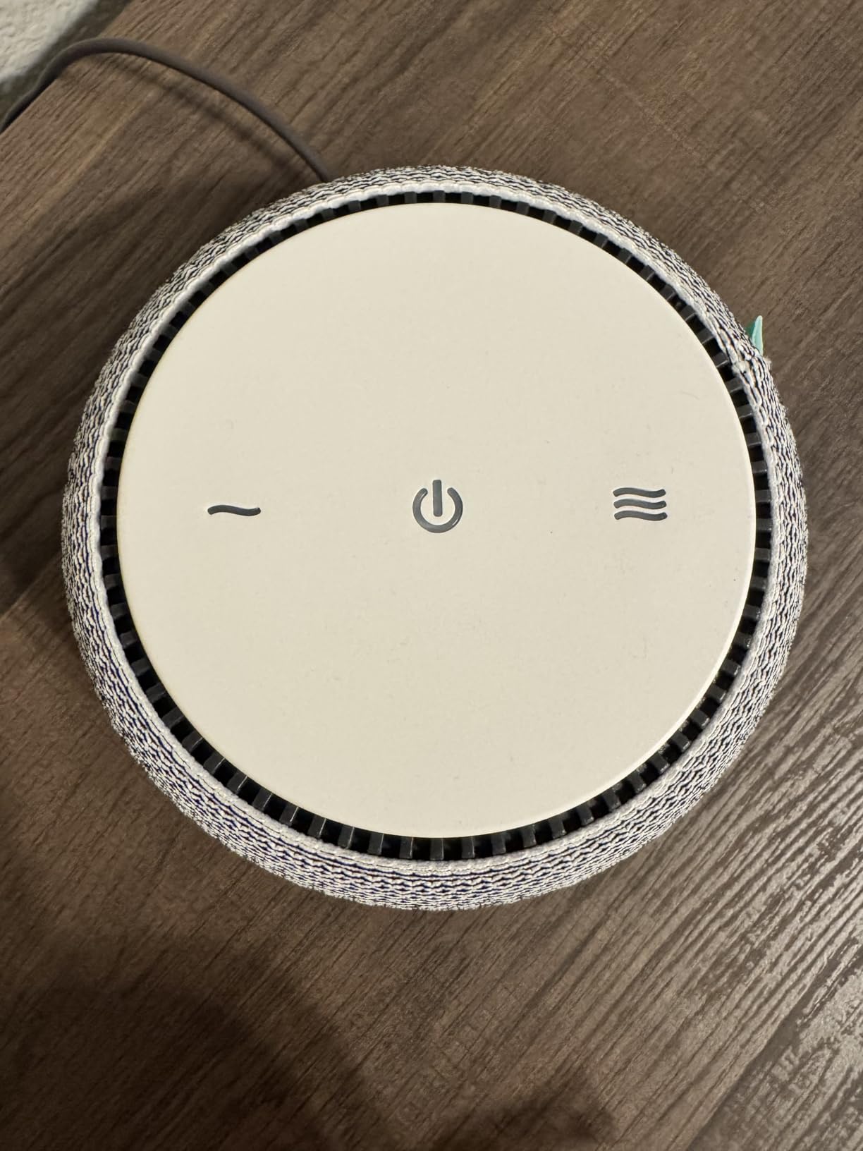 SNOOZ Original Smart White Noise Sound Machine, Real Fan Inside for Sleep | Natural Sound from a Real Fan, Non-Looping White Noise, App Scheduler, 10 Levels, Masks Snoring, Office Privacy & Neighbors customer photo 1