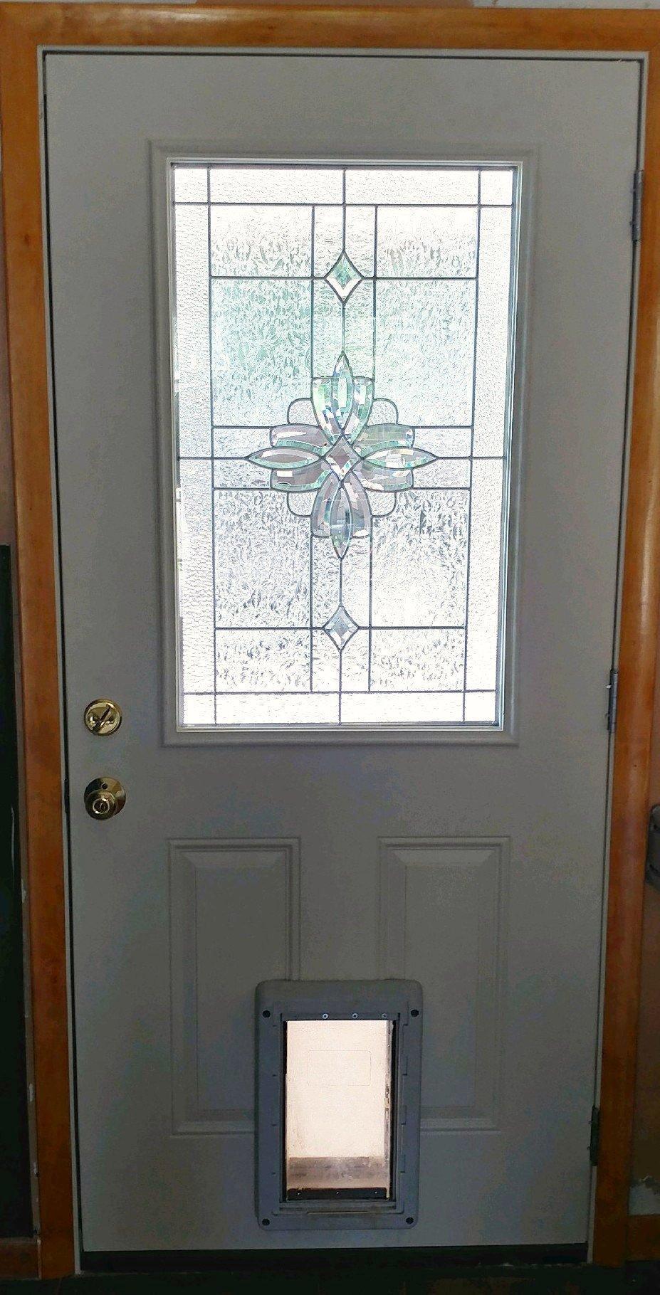 Ideal Pet Products Designer Series Ruff-Weather Pet Door, Super Large | 15