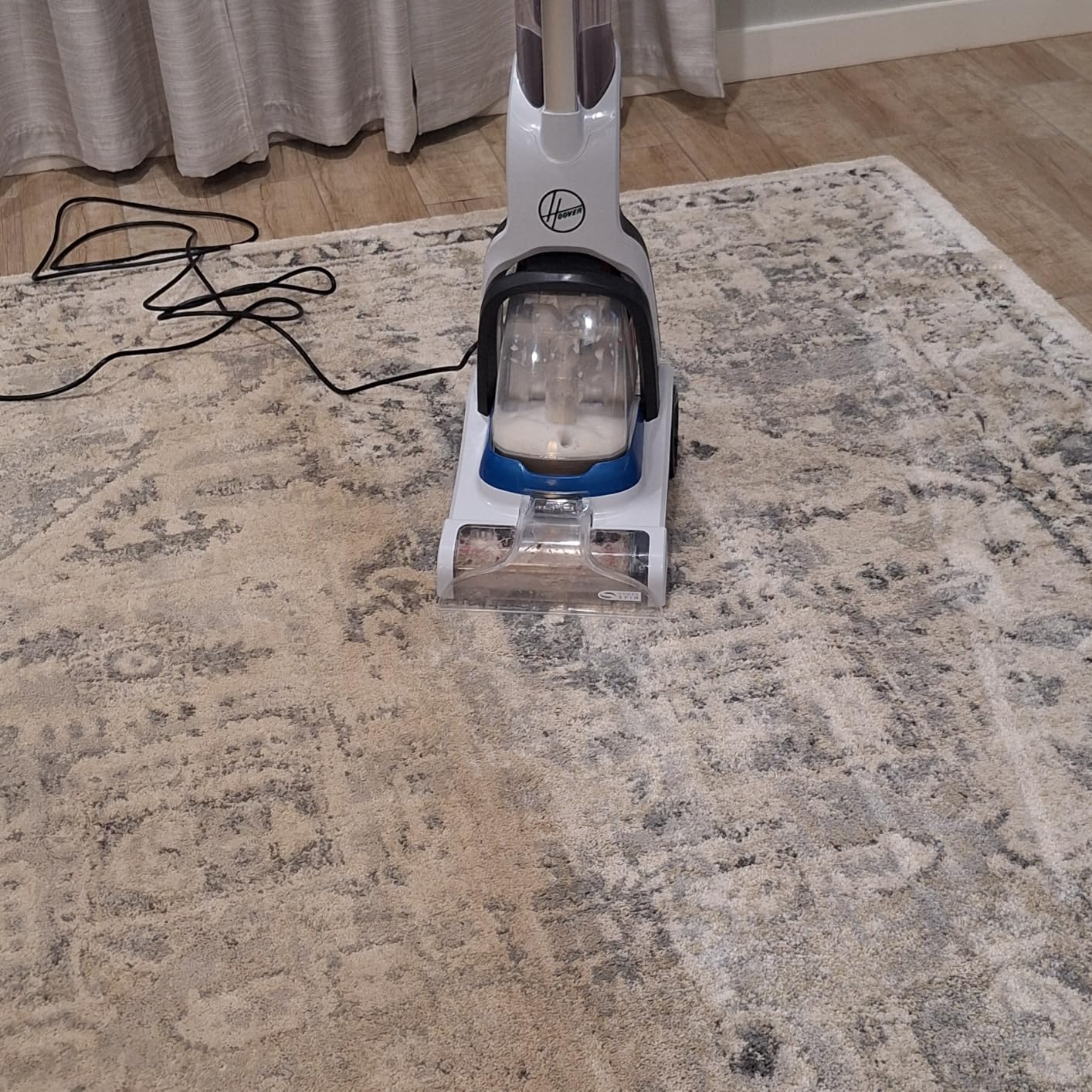 Hoover PowerDash Pet Compact Carpet Cleaner Machine, Lightweight Design | HeatForce Fast Drying, Antimicrobial Brush Roll, Pair with a Hoover Carpet Cleaner Solution customer photo 1