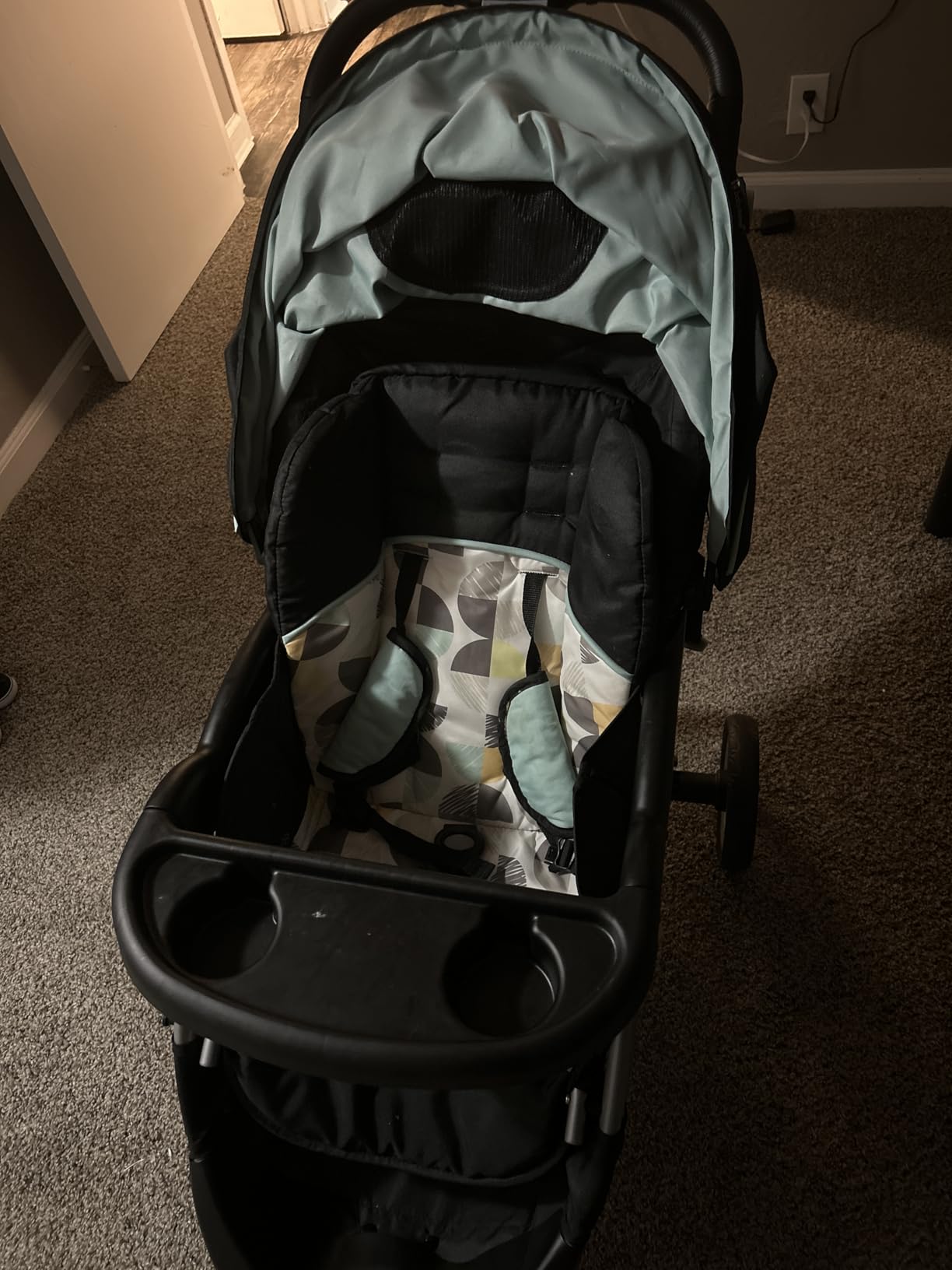 Baby Trend EZ Ride 35 Travel System Stroller & Infant Car Seat, Doodle Dots | Lightweight and Foldable Compact Design with One Hand Fold and Adjustable Handle customer photo 2