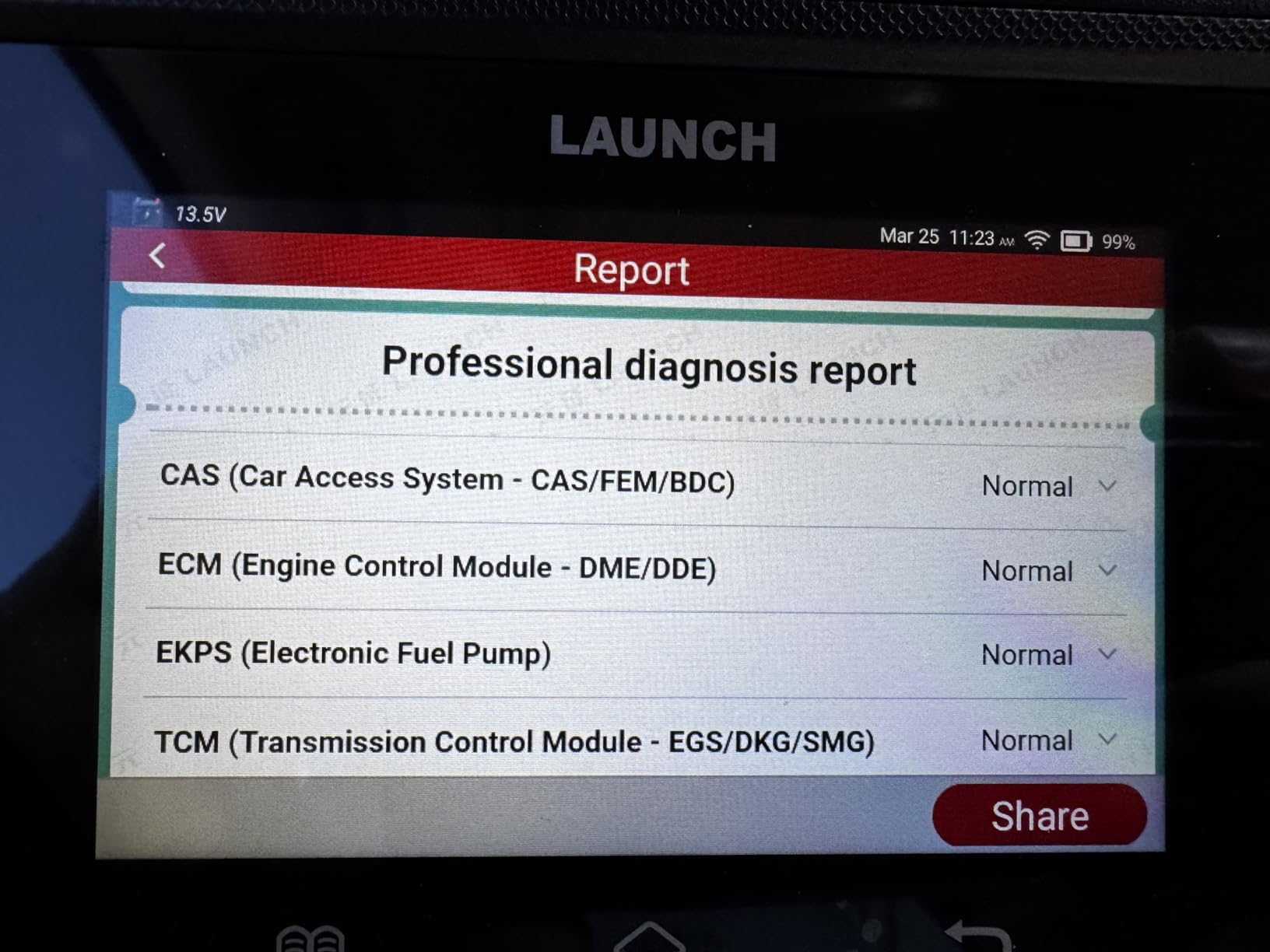 LAUNCH X431 Creader Elite 2.0 BBA OBD2 Car Scanner for BMW/Mercedes-Benz/VW/Audi/Maybach/Mini/RollsRoyce, Full System Bidirectional Scan Tool, ECU Coding, Full Reset Services, Lifetime Free Update customer photo 1