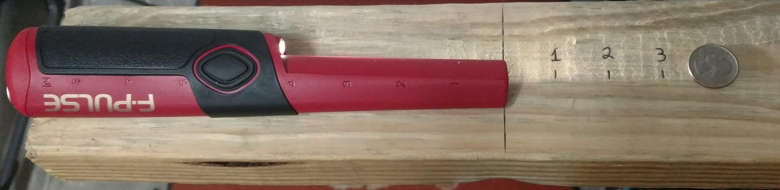 Fisher F-Pulse Waterproof Pinpointer Metal Detector, Red - Pulse Induction Technology for Deepest Detection, Long Battery Life, LED Light customer photo 2