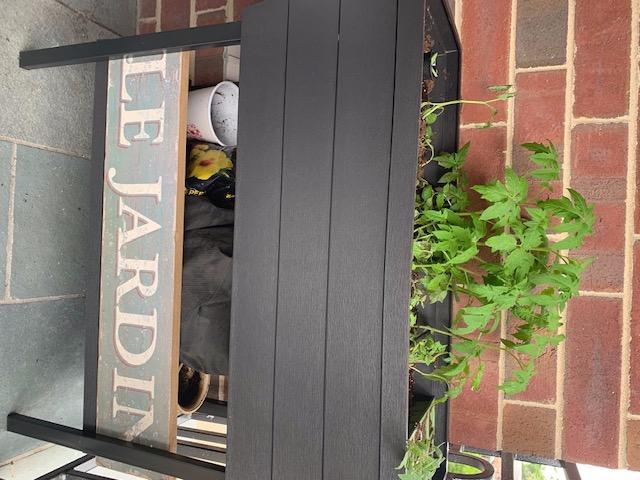 Keter Urban Bloomer 12.7 Gallon Raised Garden Bed and Outdoor Herb Garden Planter with Self Watering Gauge and Drainage Plug, Dark Grey customer photo 2