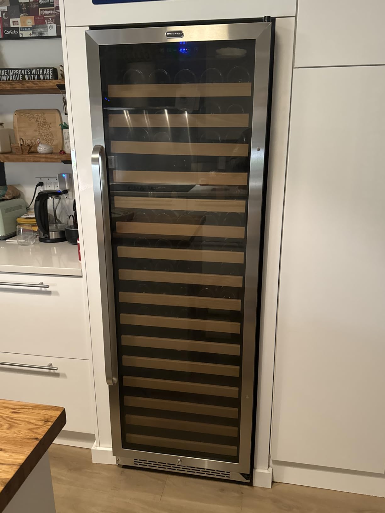 Allavino Built-in Wine Refrigerator, 100 Bottle, Large Capacity, BWR-1002SD | Digital Temperature Control and UV Protected Glass Door, Quiet Compressor Cooling, Stores and Chills Your Wine Collection customer photo 2