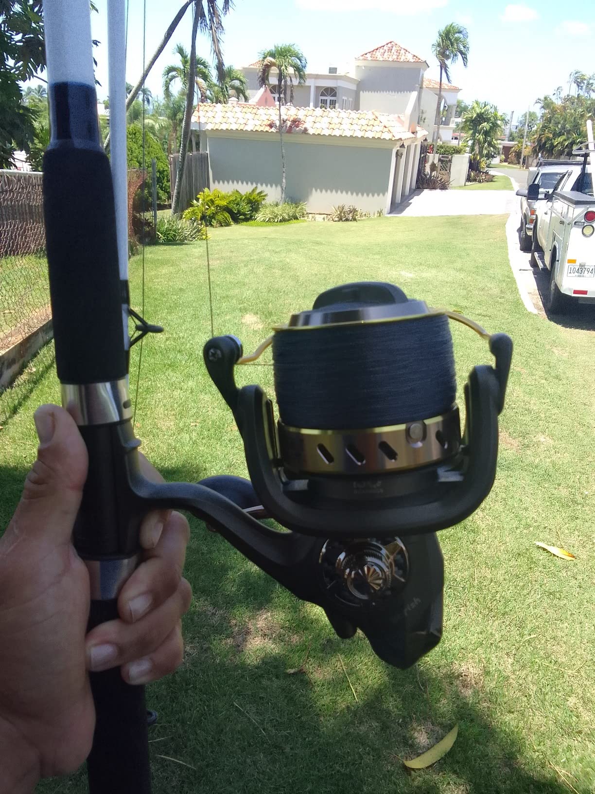 Dr.Fish Long Shot Spinning Reel 10000/12000 Saltwater Surf Fishing Reel, 13+1 BBS, 48LB Max Drag customer photo 2