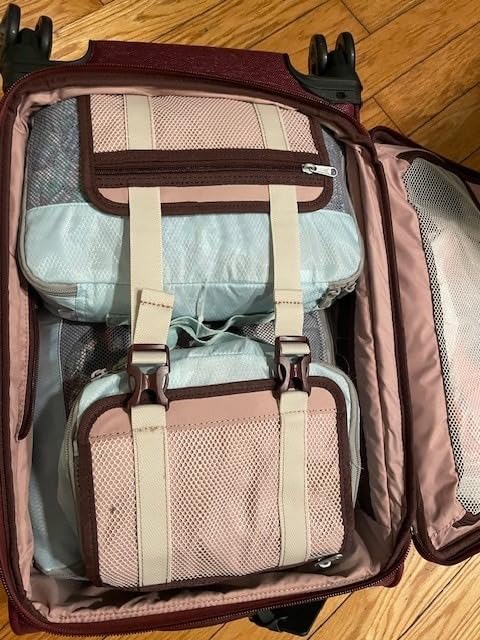 Travelpro Platinum Elite Checked Luggage Spinner, Red, 25-Inch customer photo 2