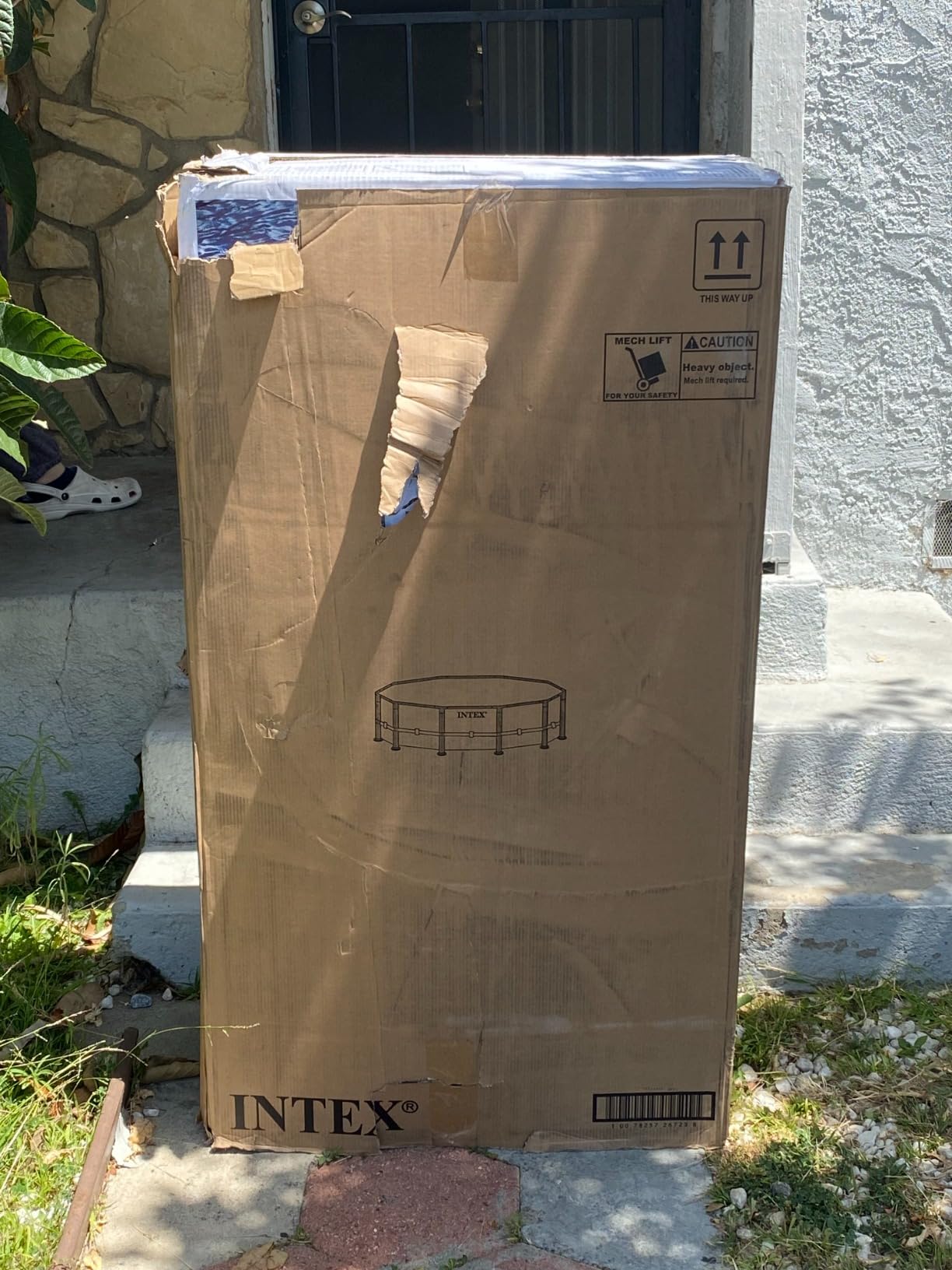 Intex 26719EH Prism Frame Premium Above Ground Swimming Pool Set: 14ft x 42in - Includes 1000 GPH Cartridge Filter Pump - SuperTough Puncture Resistant - Rust Resistant - 3357 Gallon Capacity customer photo 2