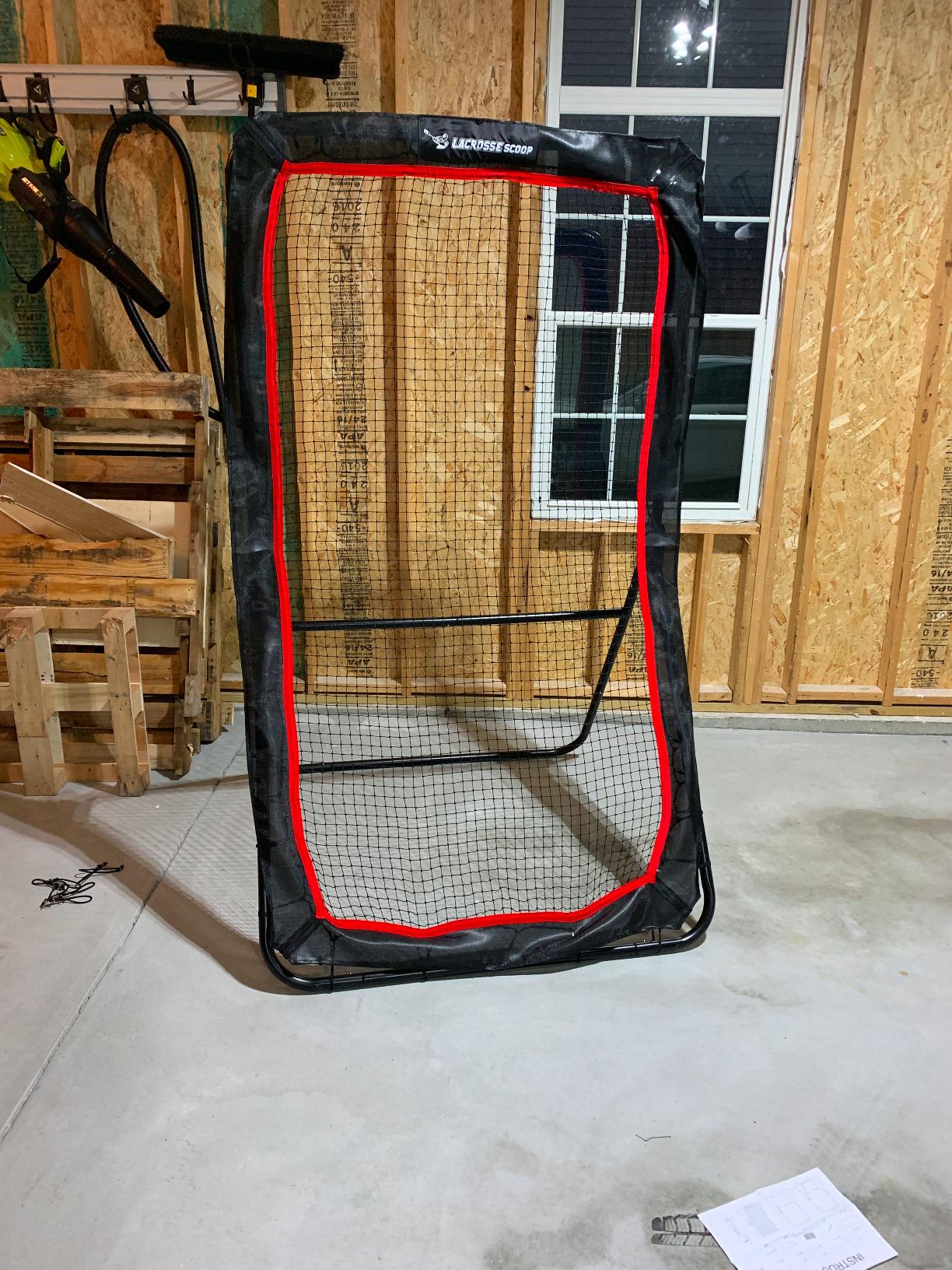 Premium 4x7ft Lacrosse Rebounder for Backyard Training - EST 2018 with 12 Month No Questions Asked Warranty customer photo 1