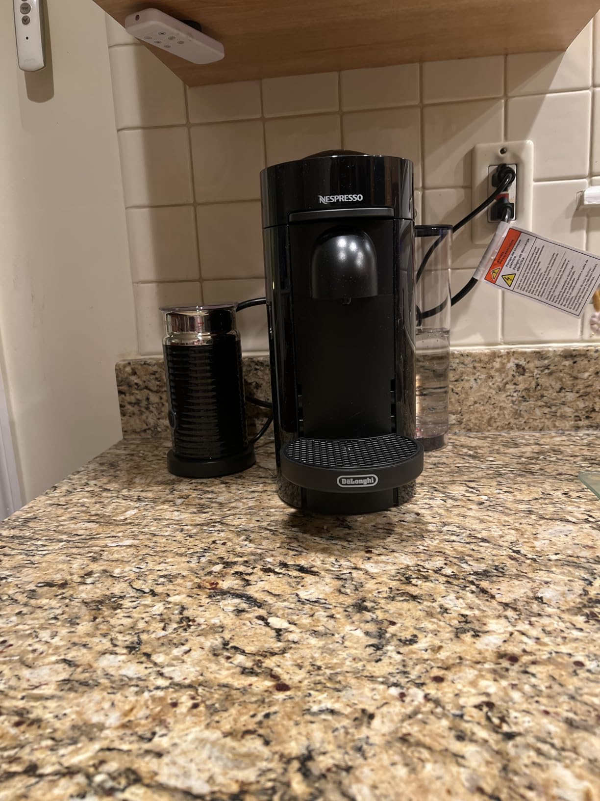 Nespresso Vertuo Plus Deluxe Coffee Machine with Milk Frother, Matte Black by De'Longhi, 4 Cup Sizes, Aeroccino3 Bundle customer photo 2