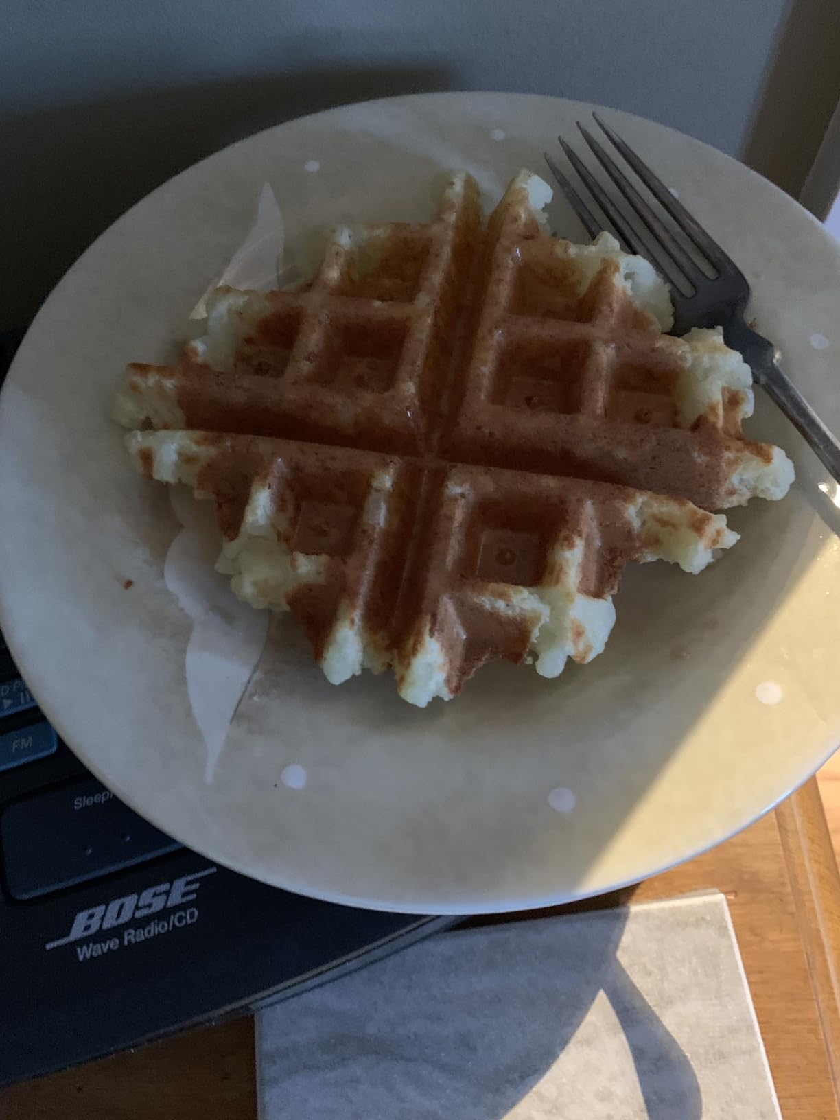 Hamilton Beach Belgian Waffle Maker with Removable PFAS-Free Durathon Nonstick Coated Plates, Easy Flip, Ceramic Grids, Black (26031) customer photo 1