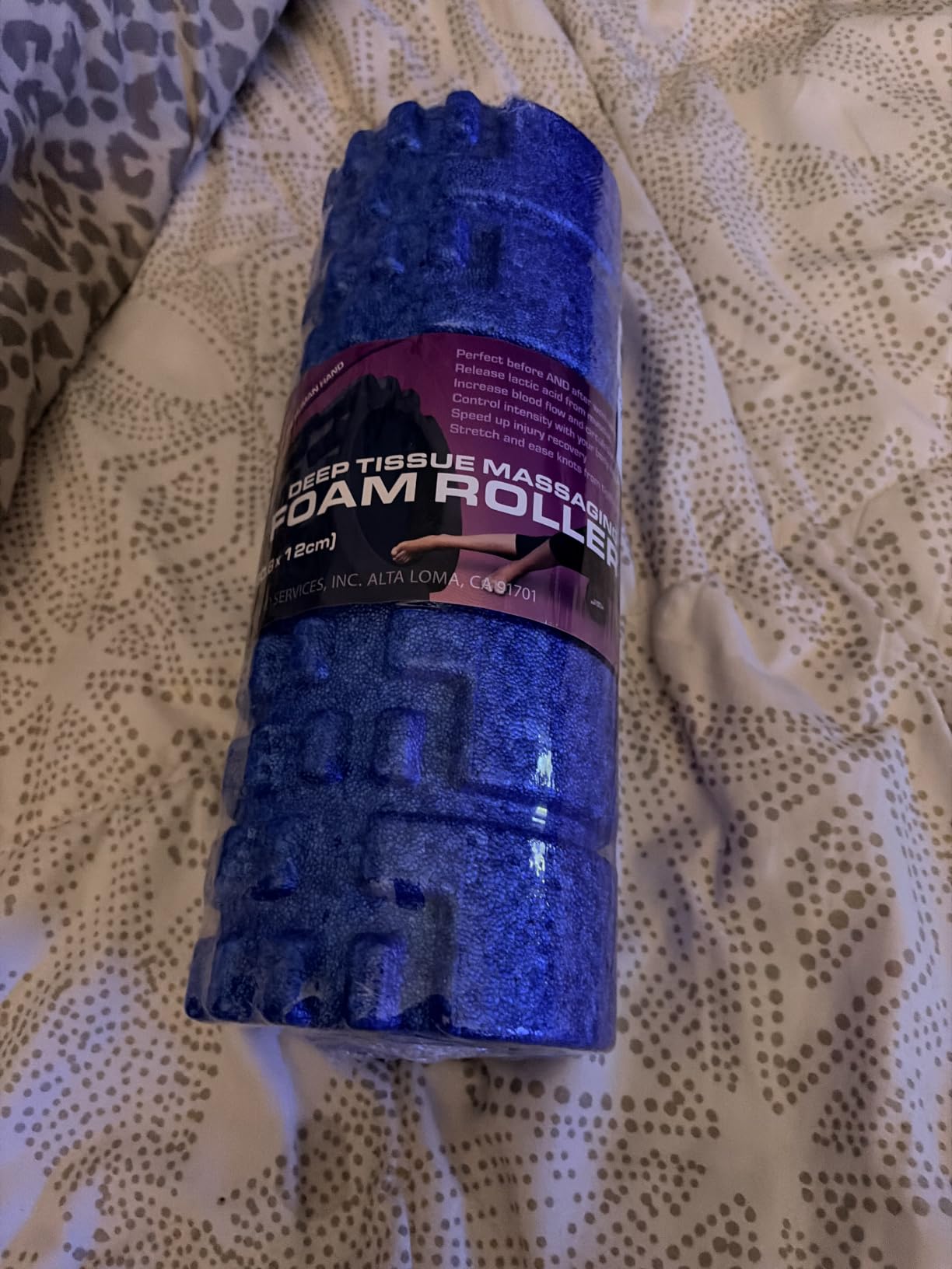 The Original Body Roller High Density Foam Roller for Exercise & Recovery | Firm, Patented Texture is ideal for pre- and post- workout massages, Trigger Point Relief, Physical Therapy, and Back Pain customer photo 1