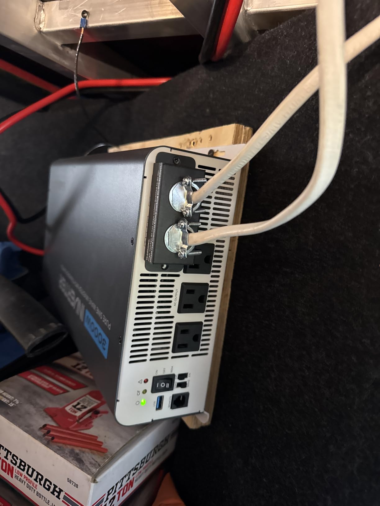 Renogy 1000W Pure Sine Wave Inverter 12V DC to 120V AC Converter for Home, RV, Truck, Off-Grid Solar Power 110V with Built-in 5V/2.1A USB Port, Hardwire Remote Controller customer photo 2