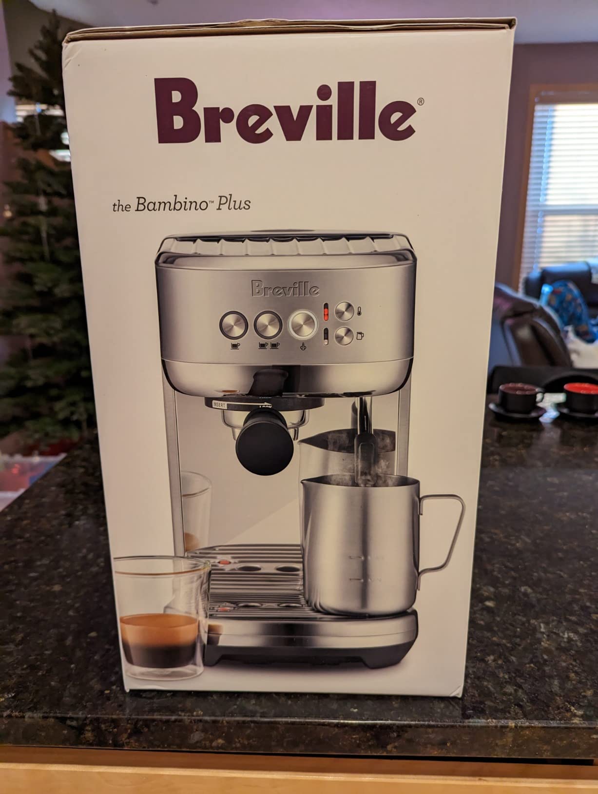Breville BES500BSS Bambino Plus Espresso Machine, Brushed Stainless Steel | Make café-quality espresso, lattes and cappuccinos at home with this compact, semi-automatic coffee maker for home baristas customer photo 2