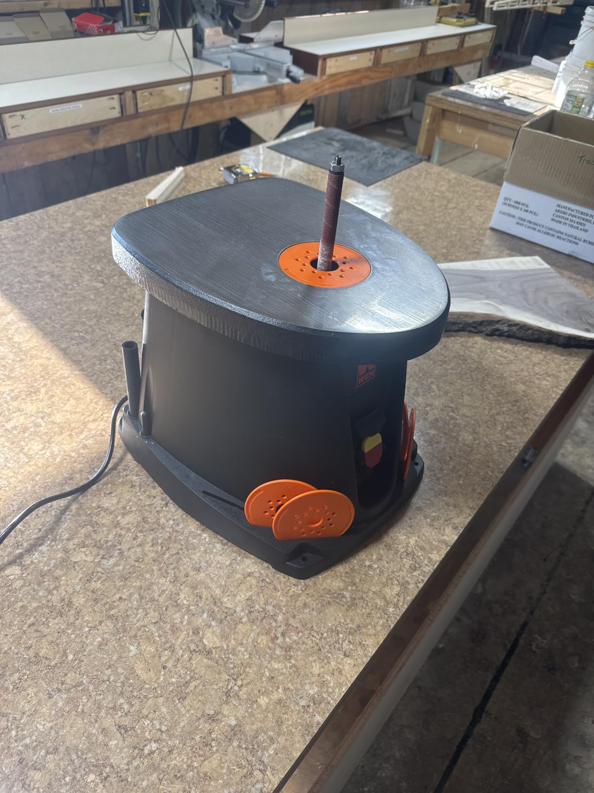WEN 6510T 3.5 Amp Oscillating Spindle Sander, Black customer photo 1