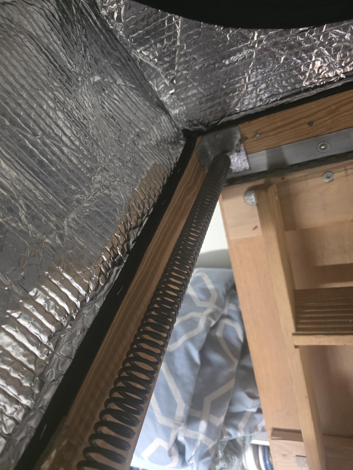Attic Door Insulation Cover, Attic Stairs Insulation Cover, Attics Tent | Premium insulated, energy saving, airtight seal, zipper access, easy install, fits 25 x 54, blocks drafts customer photo 1