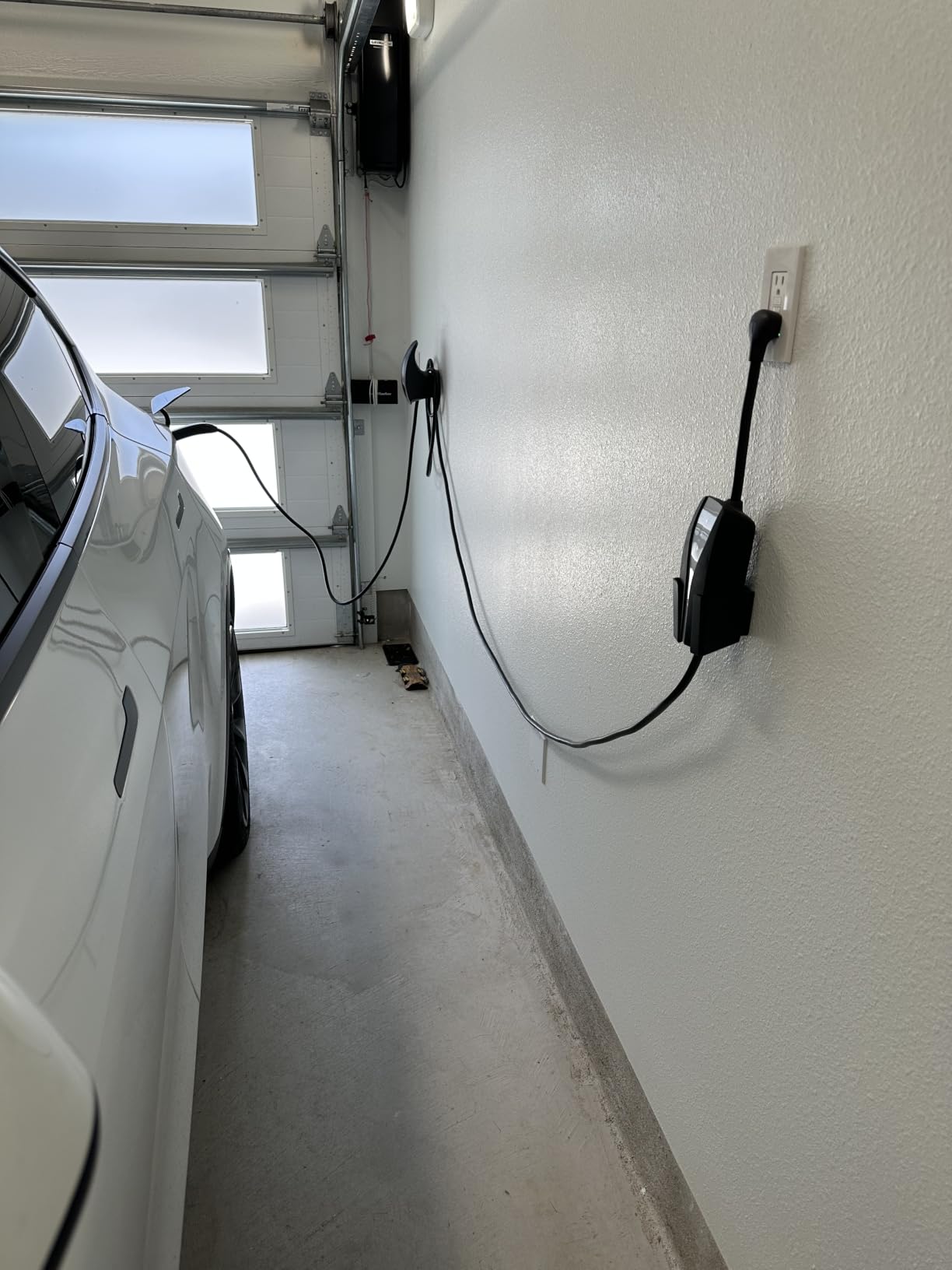 SEVEN SPARTA Charging Cable Holder Wall Mount for Tesla Charger, Black | with UMC Holder, Cable Organizer for Save Garage Space, For Tesla Model 3 Y X S Cybertruck Mobile & Wall Connector customer photo 1