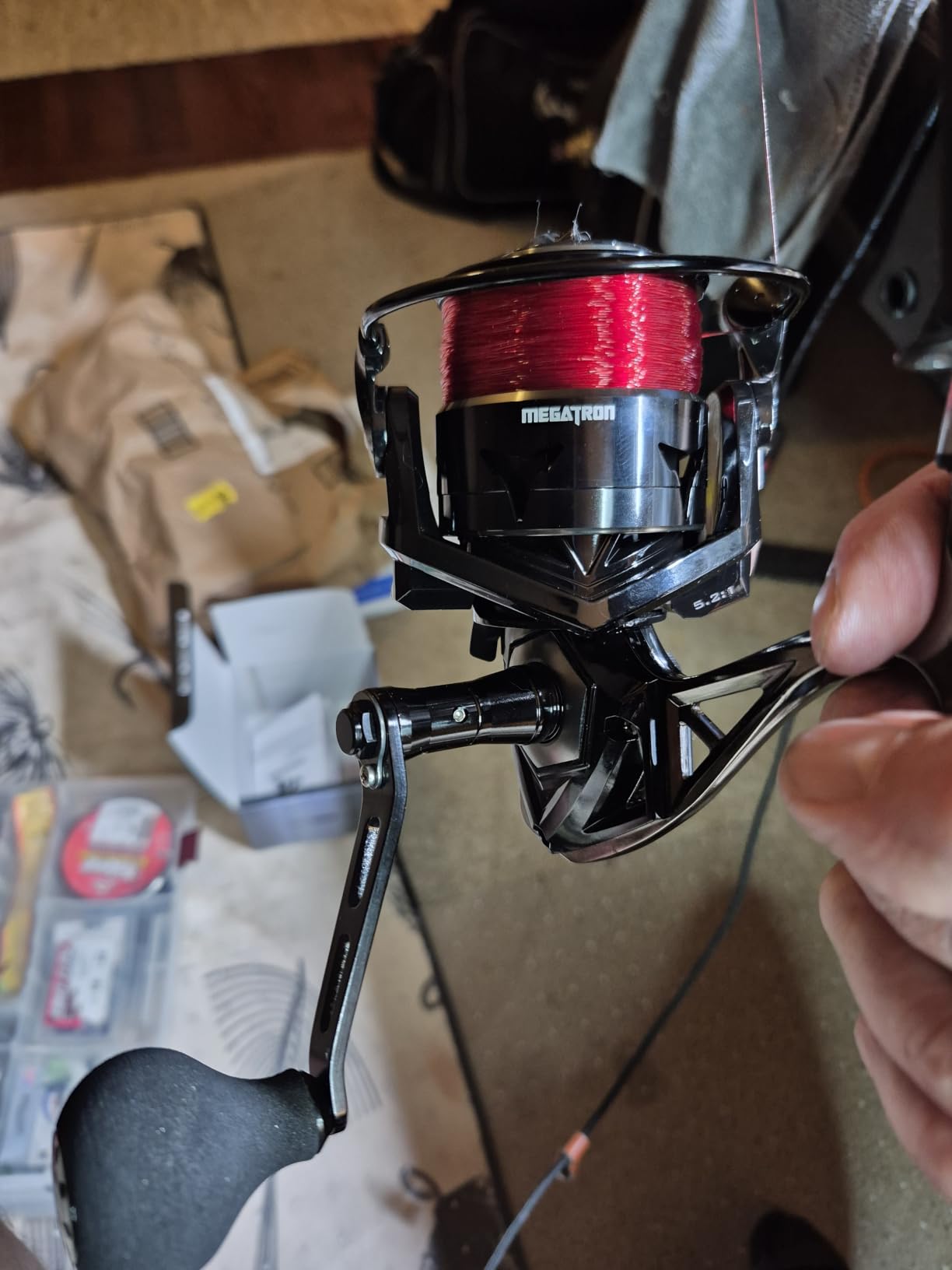 KastKing Megatron Spinning Fishing Reels - 5.2:1 Gear Ratio, Max Drag 39.5 lb, 7+1 BB customer photo 1
