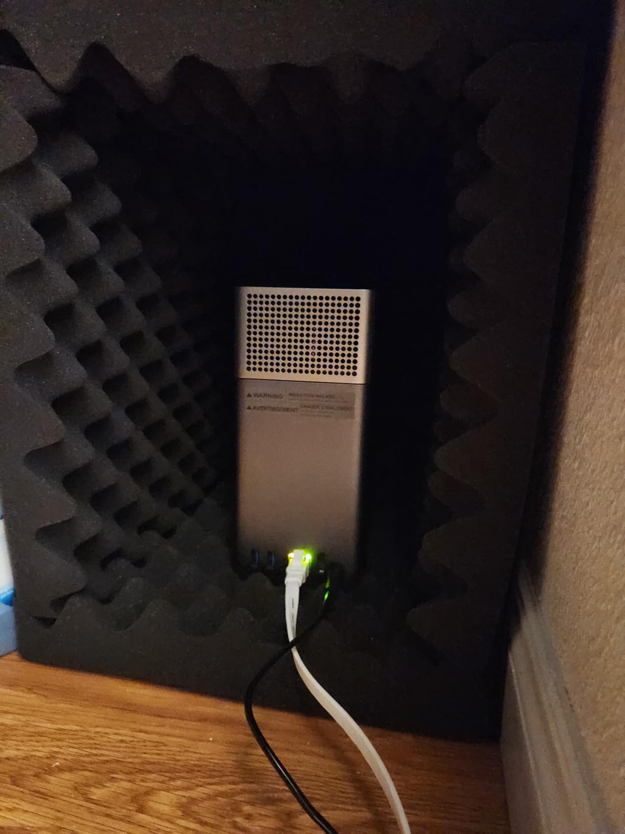 TroyStudio Portable Vocal Booth, Large Foldable Microphone Isolation Shield, Music Recording Studio Sound Echo Absorbing Box, Desk & Stand Use Reflection Filter with Thickened Dense Acoustic Foam customer photo 2