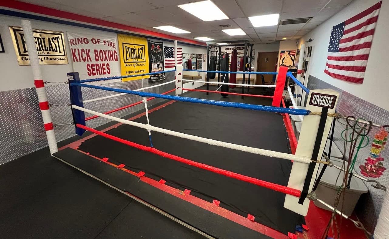 MMA Floor Ring Canvas Mat - For Wrestling, Boxing, Gymnastics & Martial Arts customer photo 1