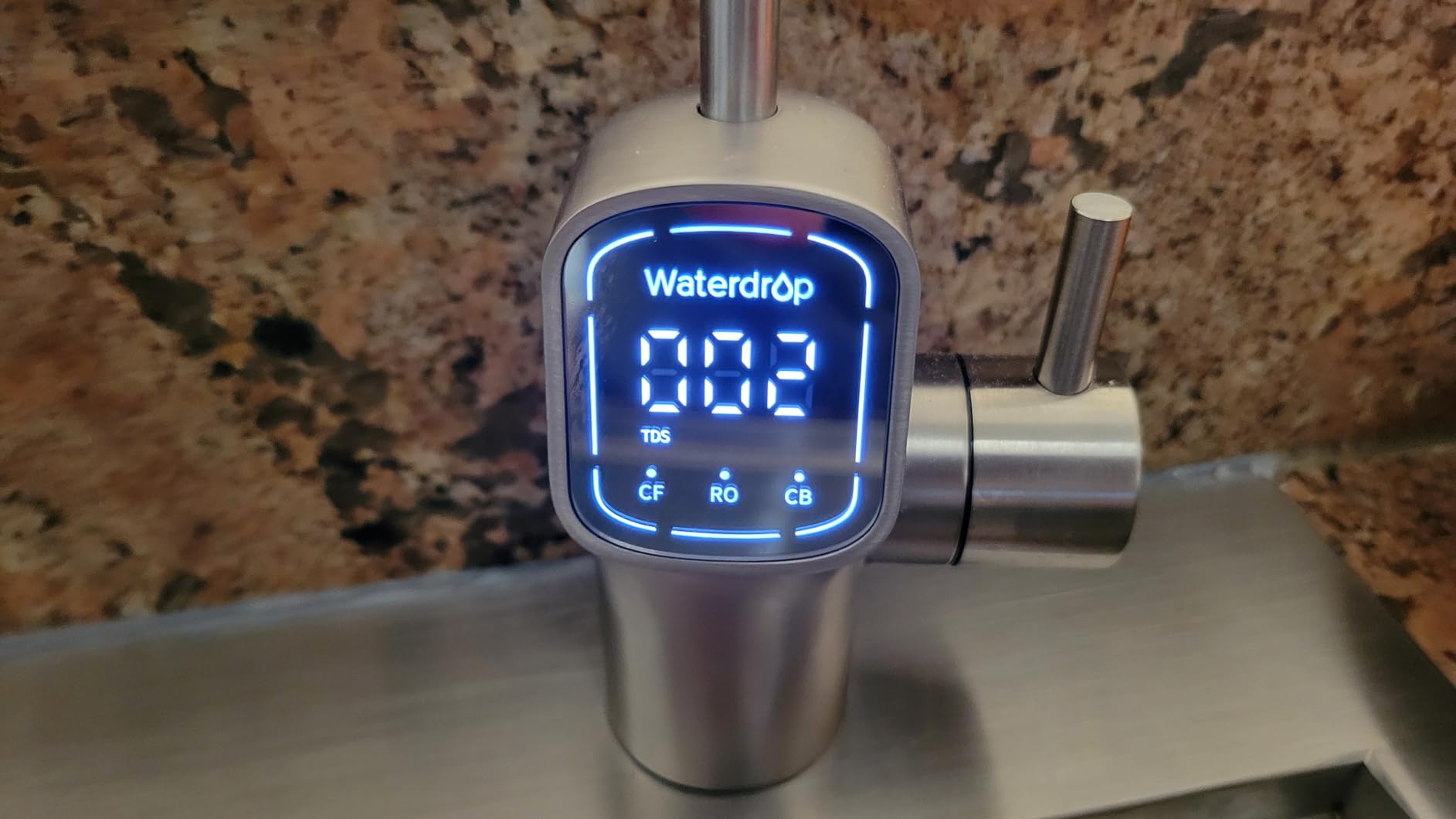 Waterdrop G3P600 Reverse Osmosis System, 600 GPD Tankless RO Water Filter | NSF/ANSI 42, 53, 58 & 372 Certified, 8-Stage RO Water Filtration System, 2:1 Pure to Drain, Smart LED Faucet, Reduce PFAS customer photo 2