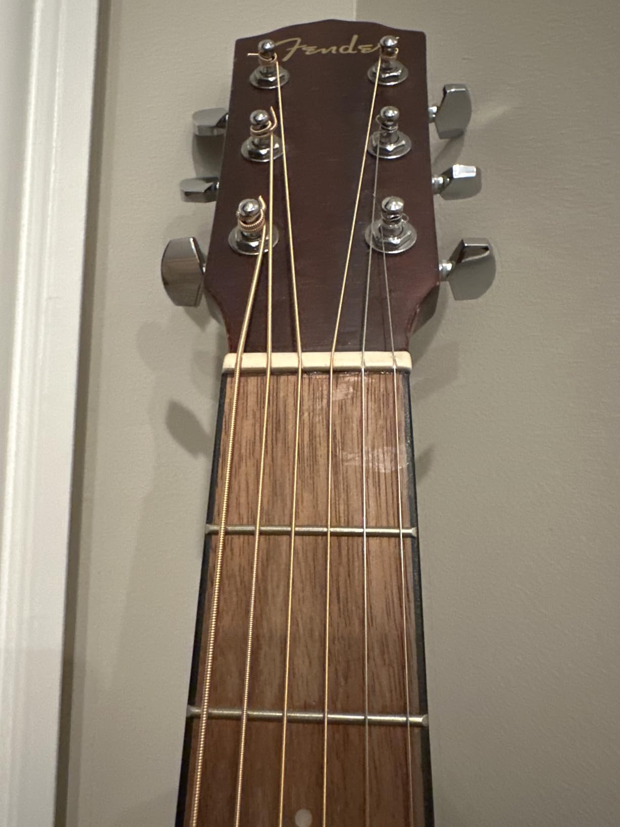 Fender CC-60S All-Mahogany Concert Acoustic Guitar, Natural customer photo 2