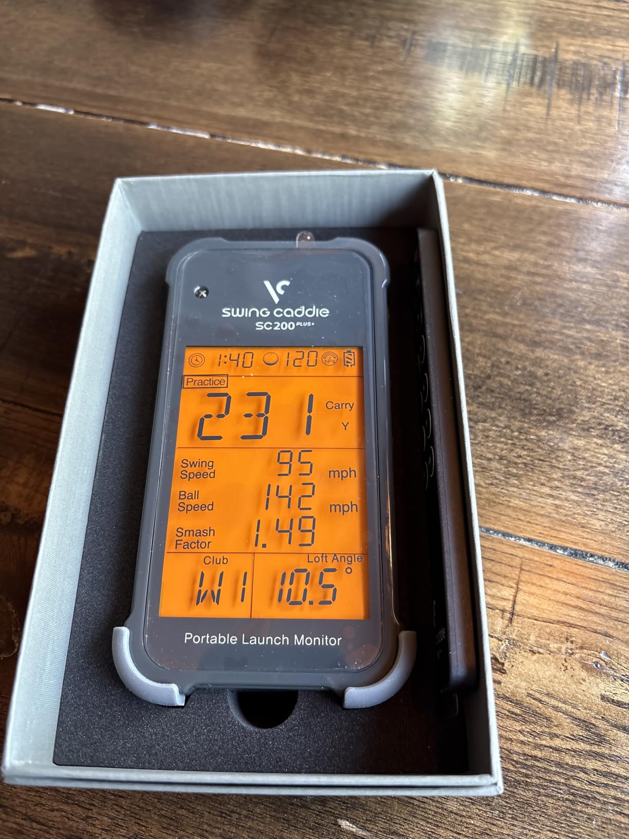 Voice Caddie Portable Golf Launch Monitor and Swing Analyzer with Real-Time Shot Data Tracking | Up to 20 Hours Battery Life customer photo 2