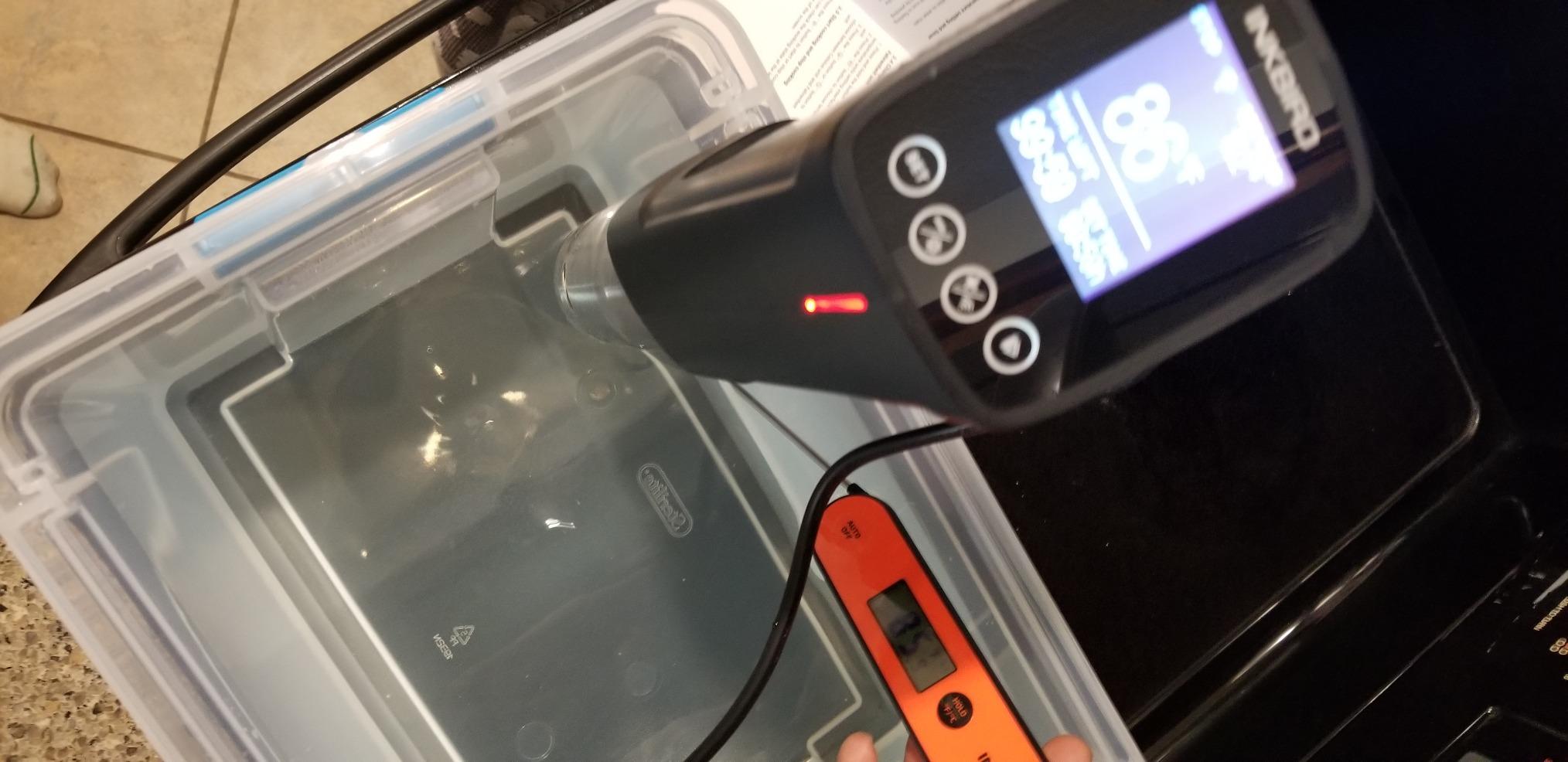 NKBIRD WIFI Sous Vide Cooker ISV-100W, 1000 Watts Fast-Heating W/Free APP | Sous Vide Machine Immersion Circulator w/ 14 Free Preset Recipes, Thermal Immersion w/ Smart Timer, Calibration Function customer photo 1