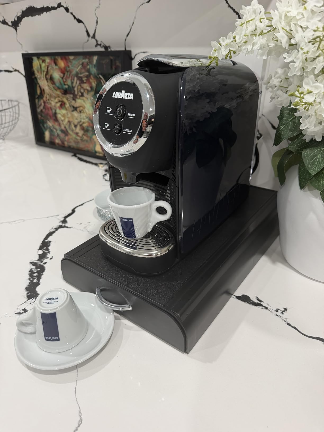 Lavazza BLUE Classy Mini Single Serve Espresso Coffee Machine LB 300, 5.3