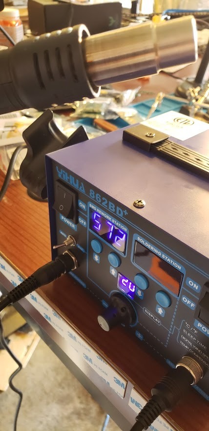 YIHUA 862BD+ SMD ESD Safe 2 in 1 Soldering Iron Hot Air Rework Station F/C with Multiple Functions customer photo 2