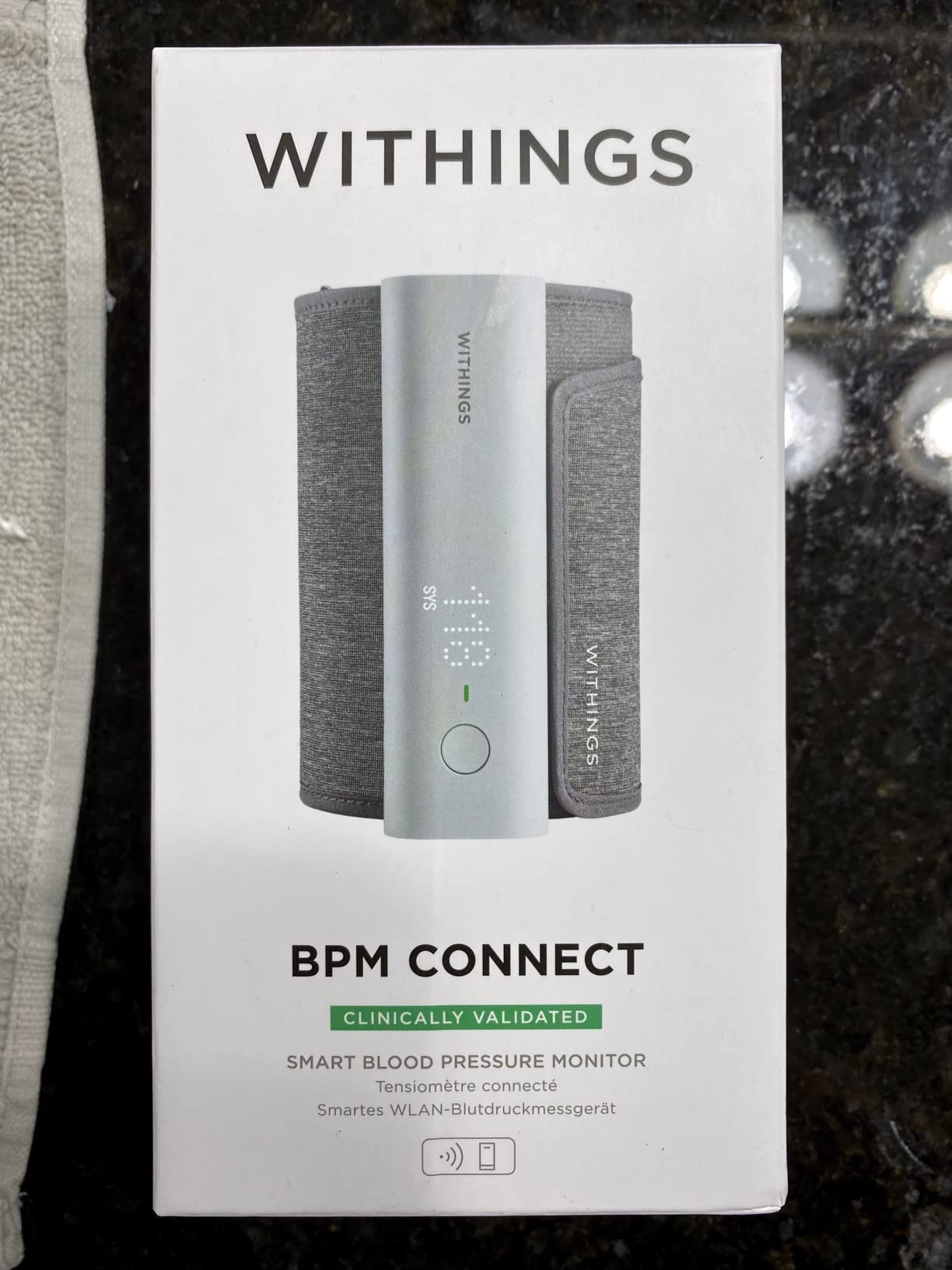 WITHINGS BPM Connect - Blood Pressure Cuff, FDA Cleared, WiFi & Bluetooth customer photo 2