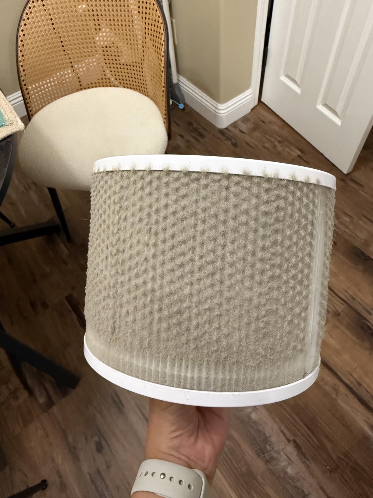 LEVOIT Air Purifier for Home Allergies Pet Hair in Bedroom, Covers Up to 1073 ft² by 56W High Torque Motor, AHAM VERIFIDE, 3-in-1 Filter with HEPA Sleep Mode, Remove Dust Smoke Odor, Core300-P, White customer photo 1